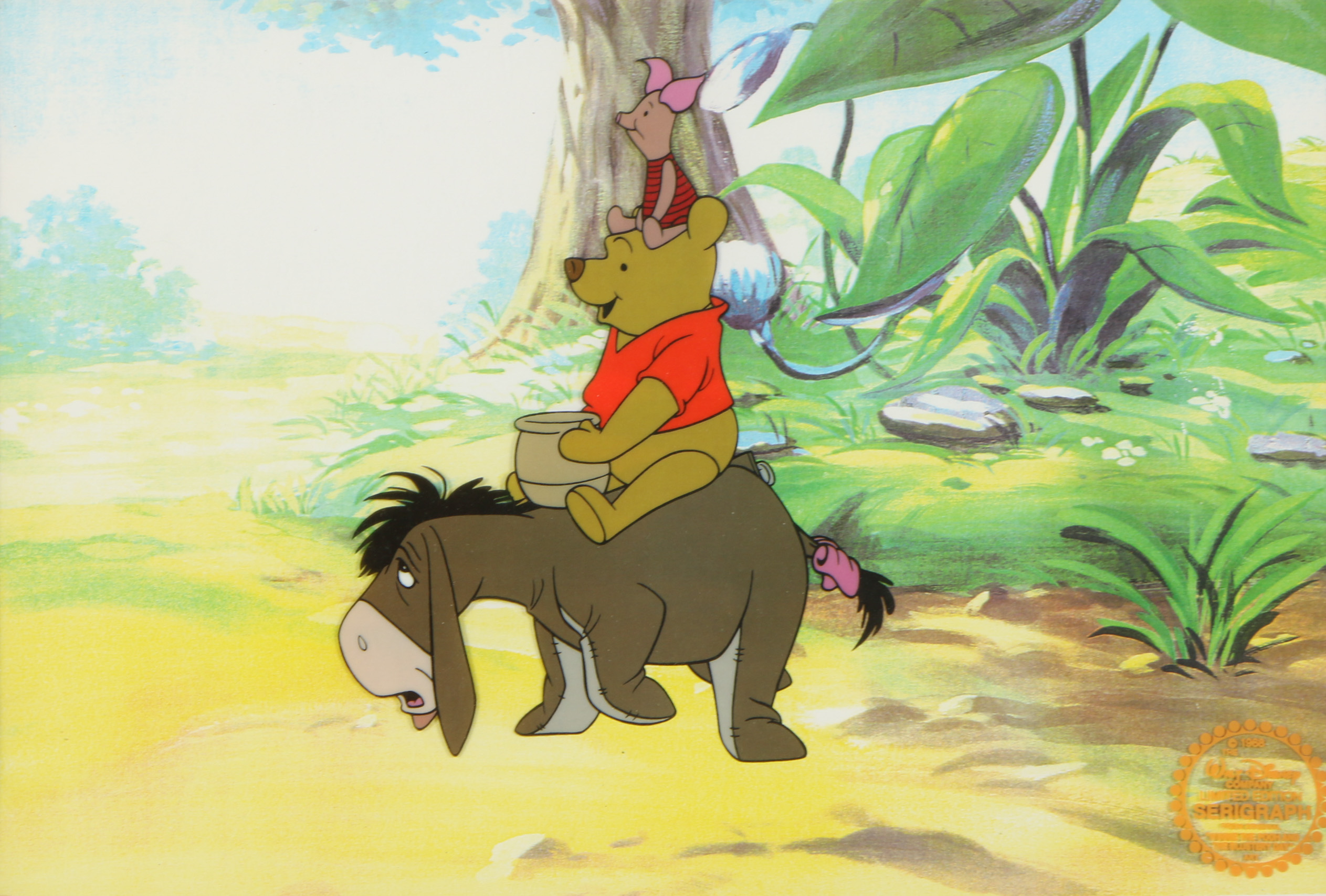 Walt Disney Sericel From "Winnie the Pooh"