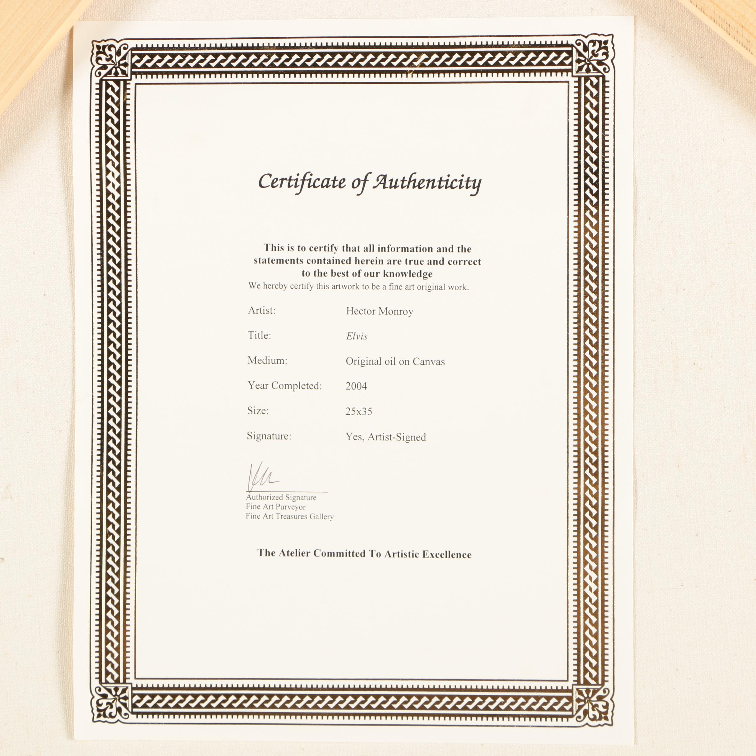 Hector Monroy Oil Painting