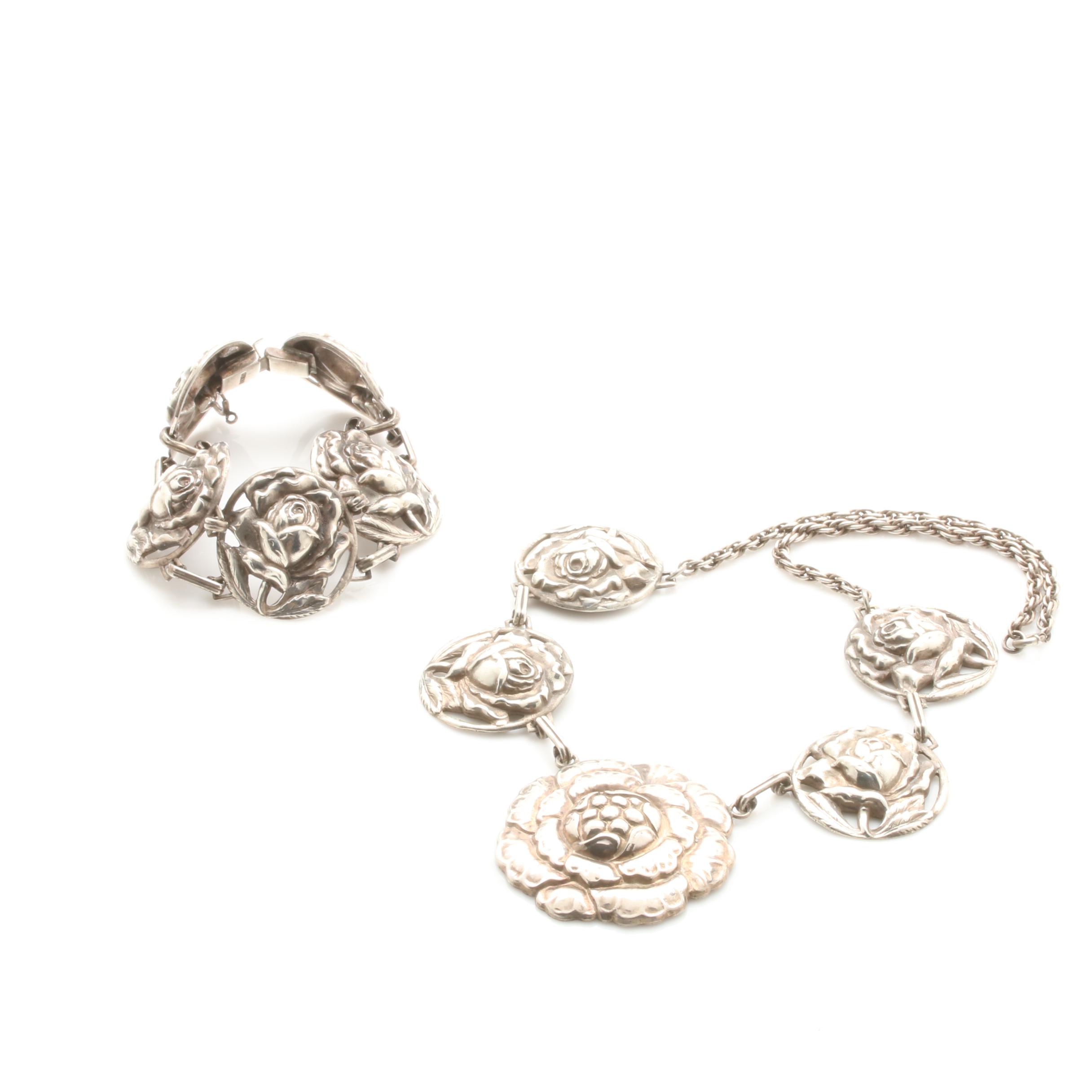 Vintage 1940 and 1941 Krewe of Proteus Mardi Gras Sterling Silver Jewelry