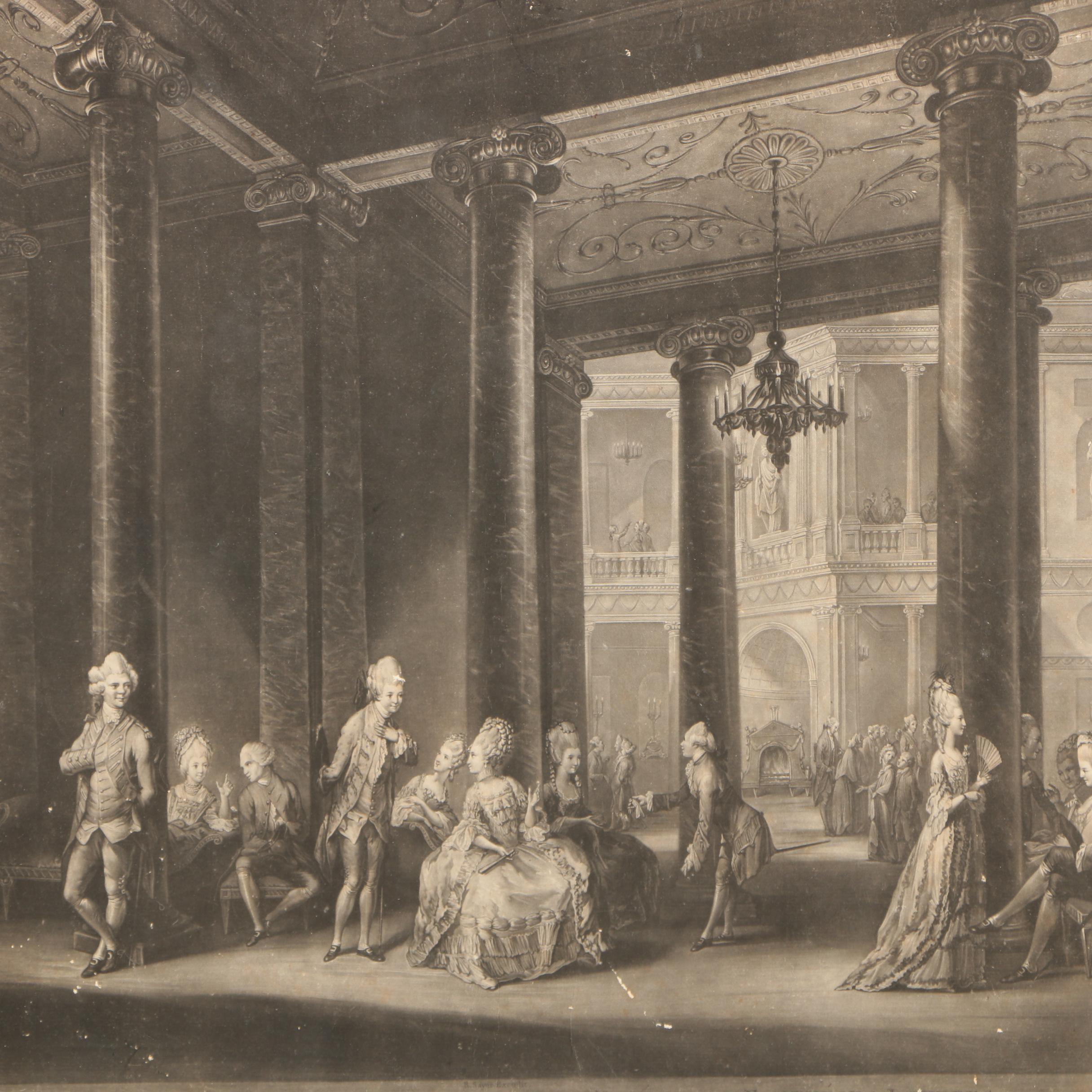 Photogravure After Richard Earlom "The Inside of the Pantheon in Oxford Road"