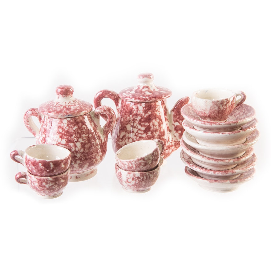 Miniature Spongewear Tea Set