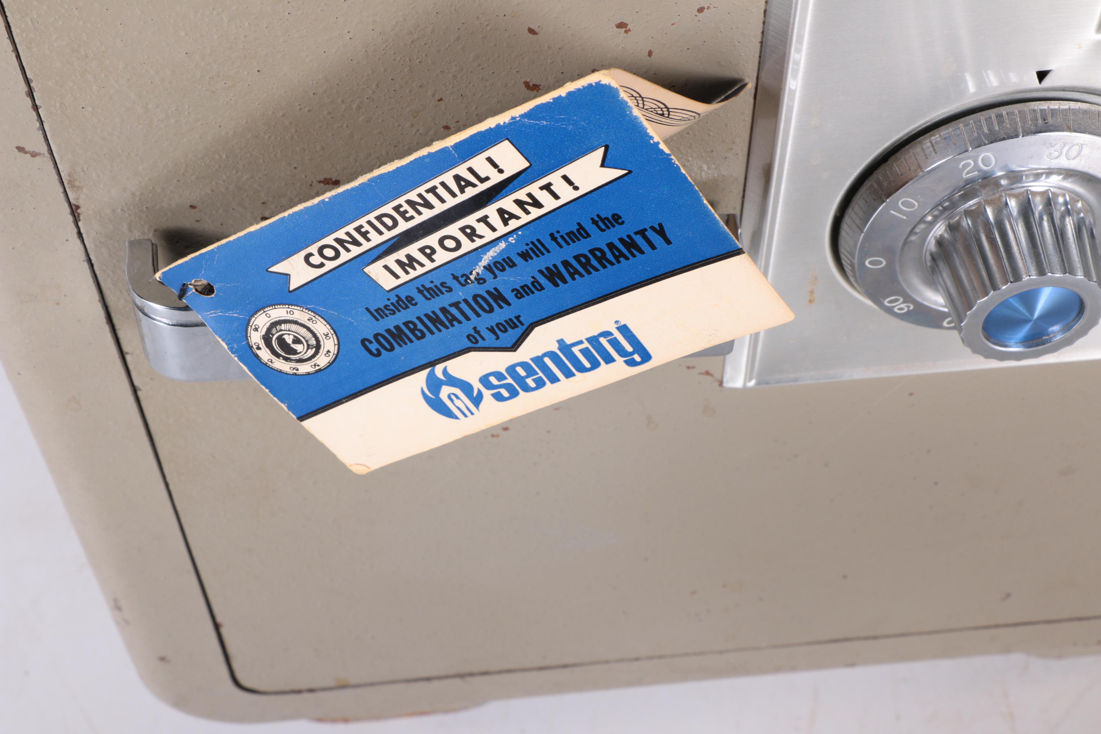 Vintage Sentry Fire Resistant Combination Safe
