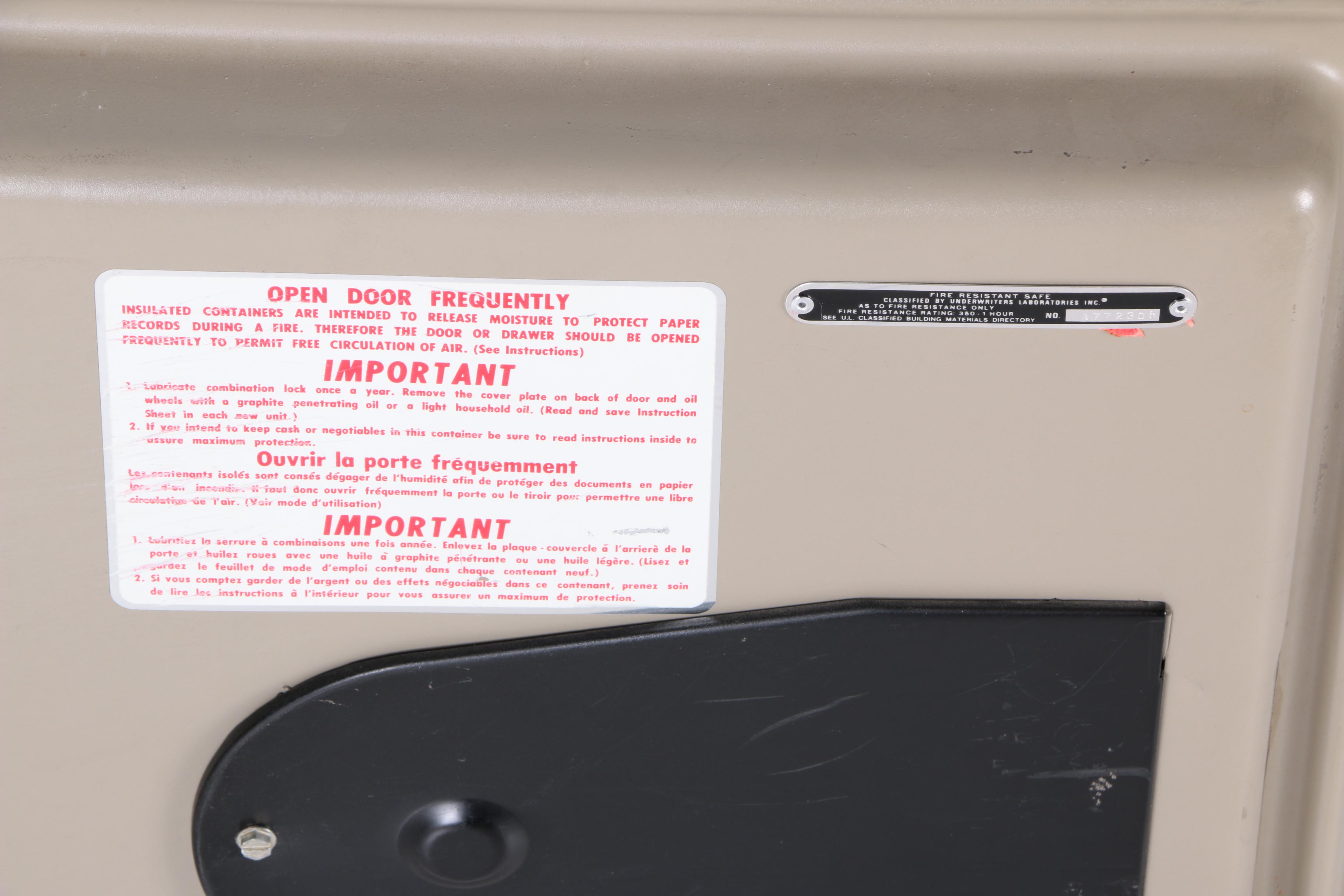 Vintage Sentry Fire Resistant Combination Safe