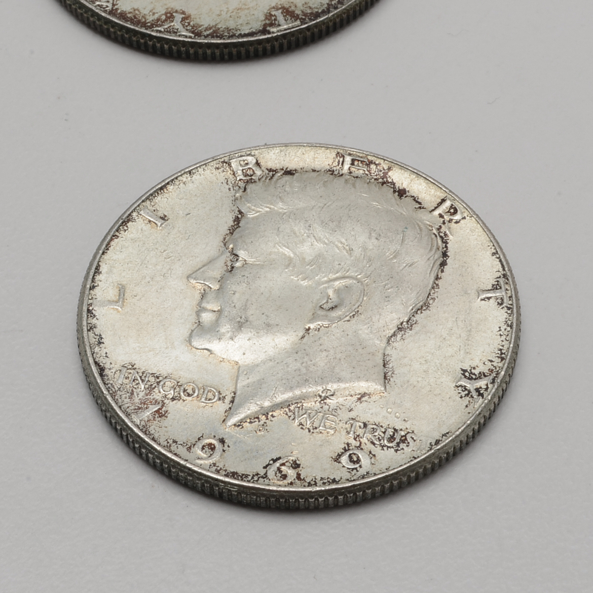 Collection of JFK Half-Dollar Coins Including Silver and Silver Clad