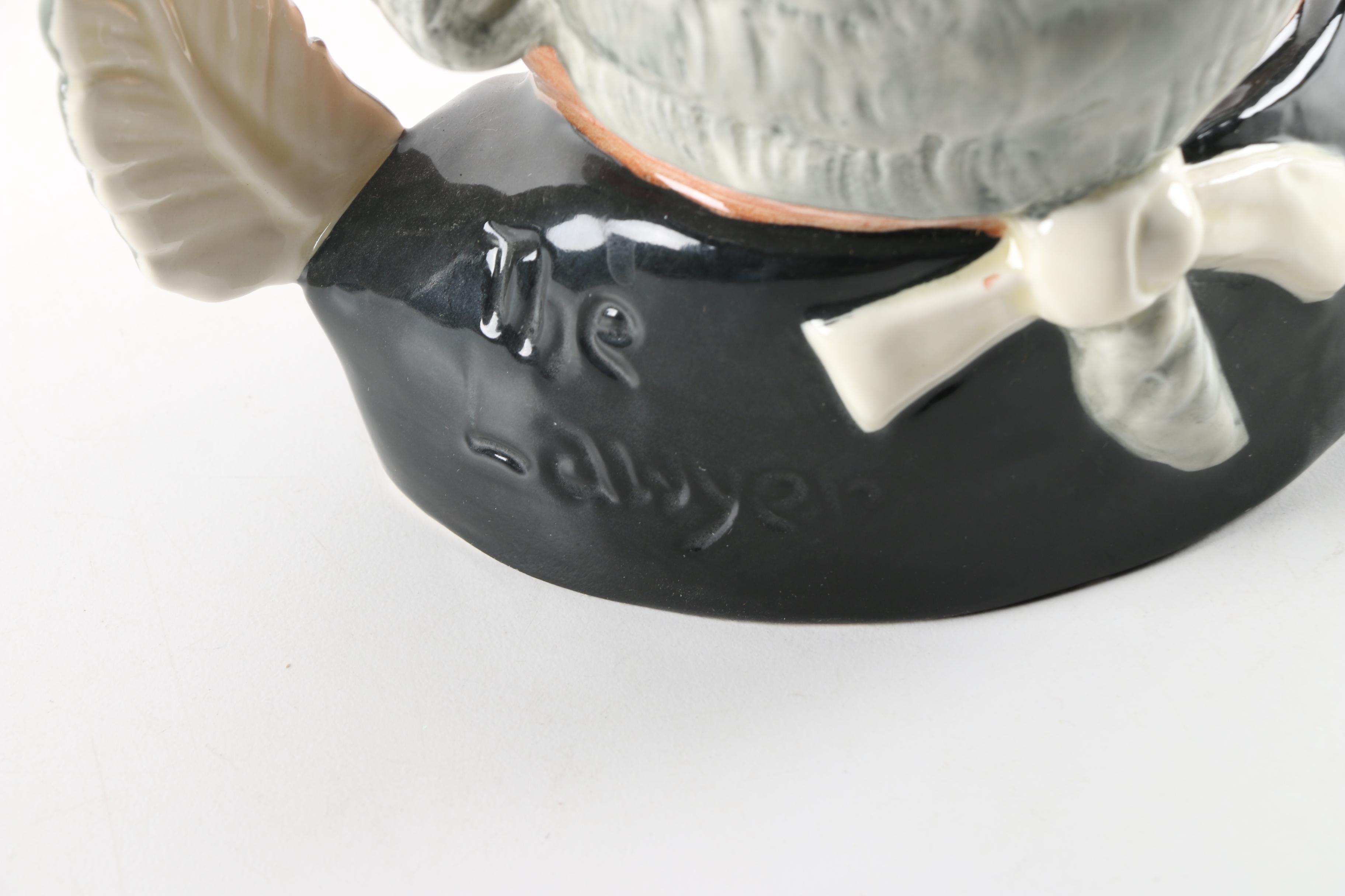 Royal Doulton "The Lawyer" Character Jug