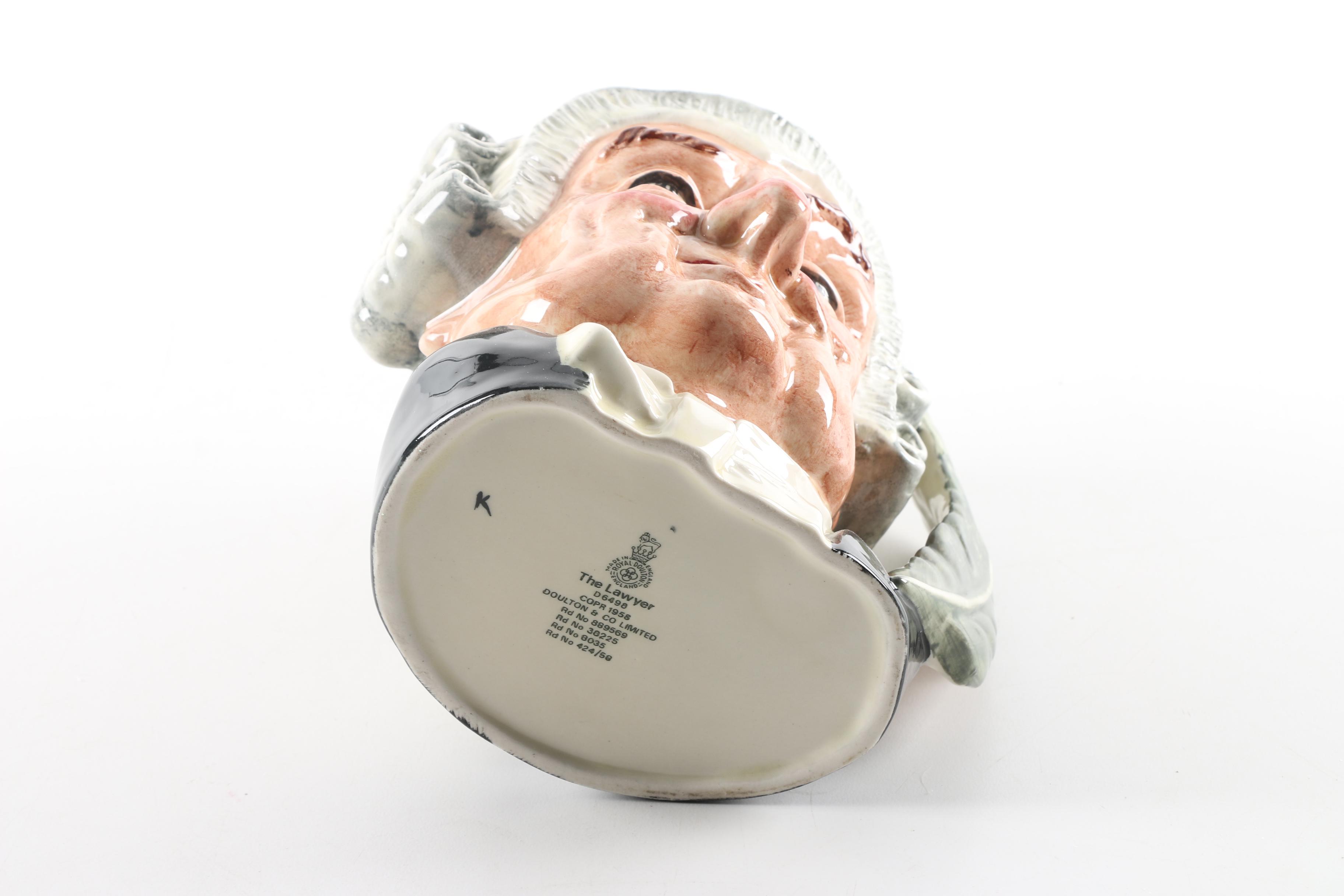 Royal Doulton "The Lawyer" Character Jug
