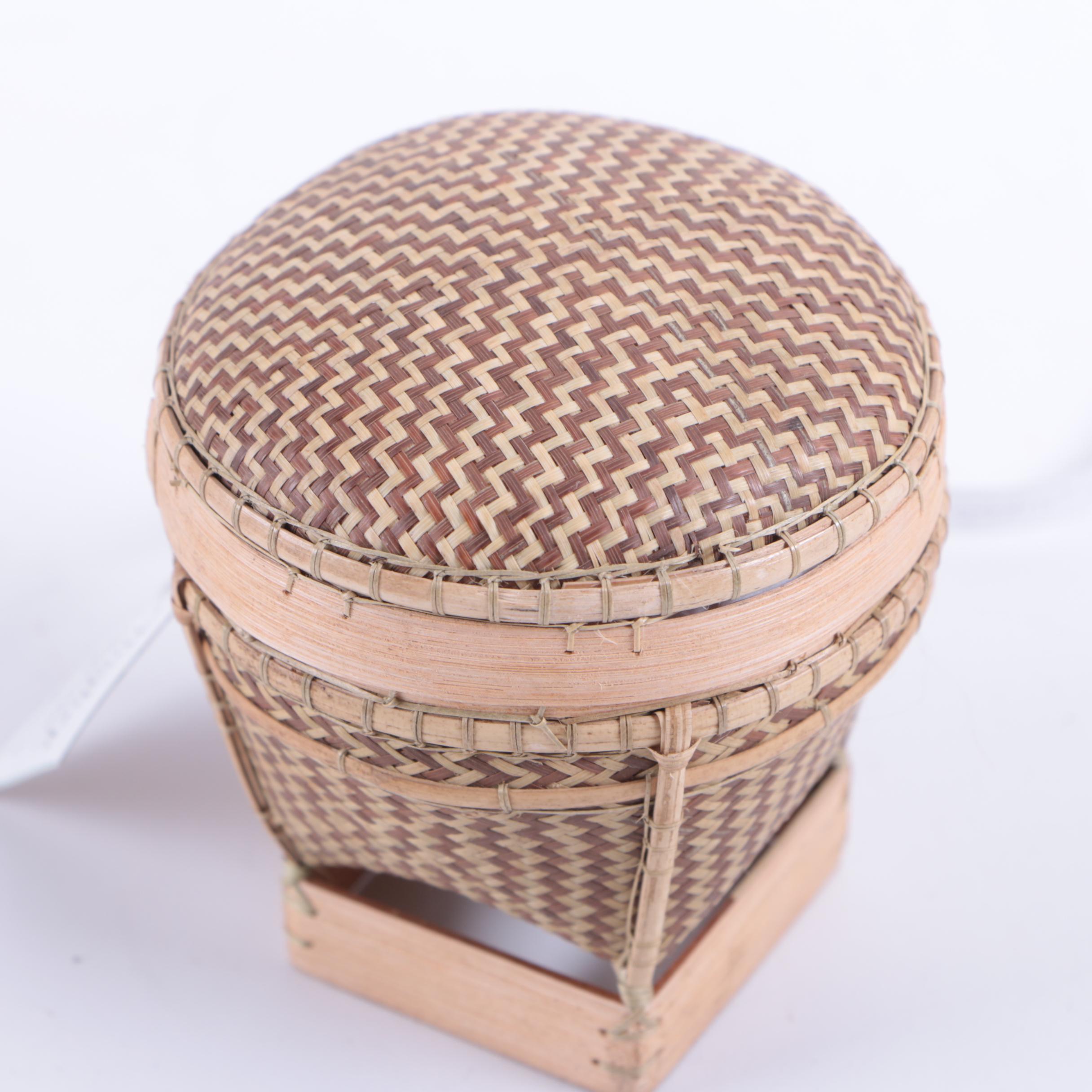 Tingkep Rice Bamboo Basket