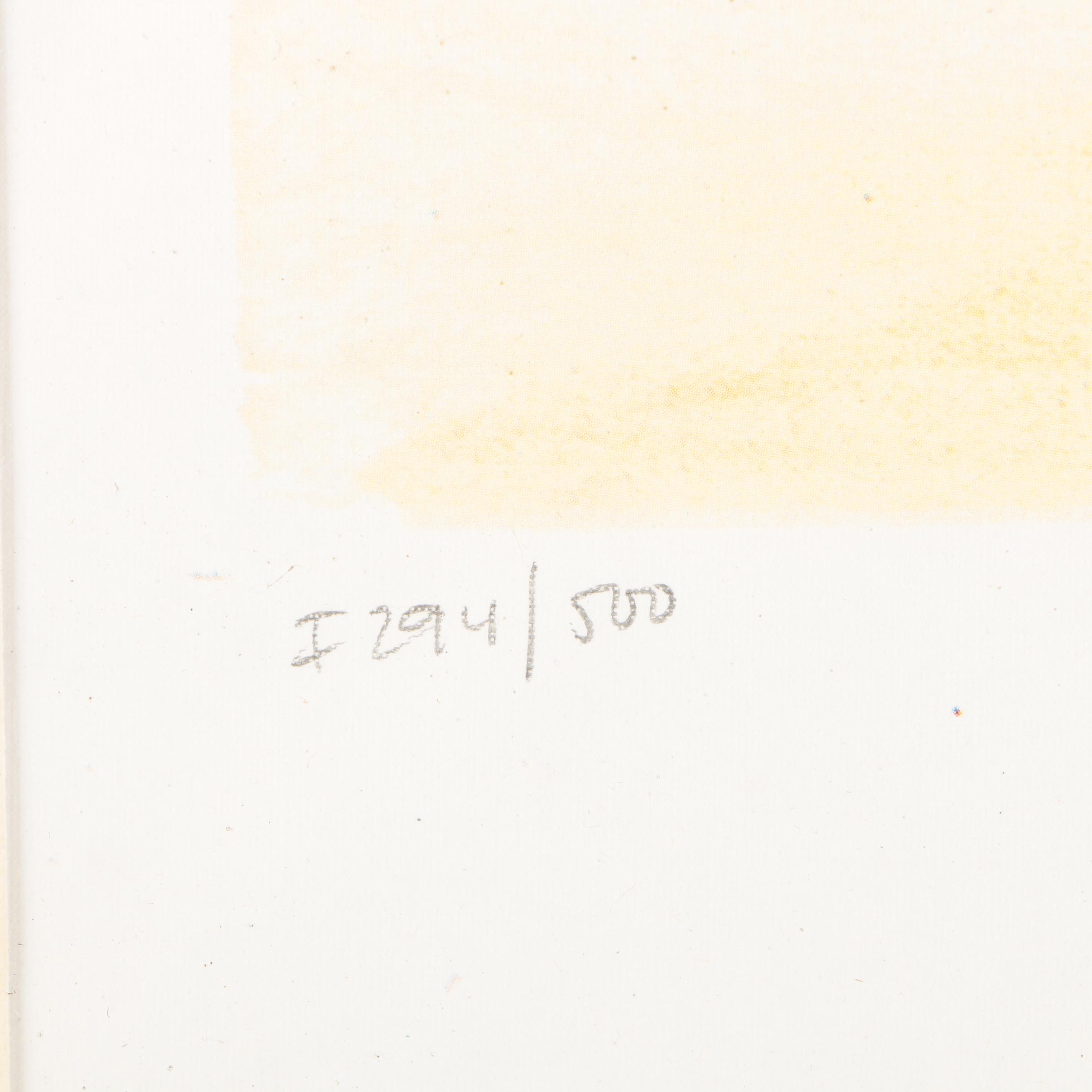 Limited Edition Offset Lithograph After Salvador Dalí "Paranoiac Village"