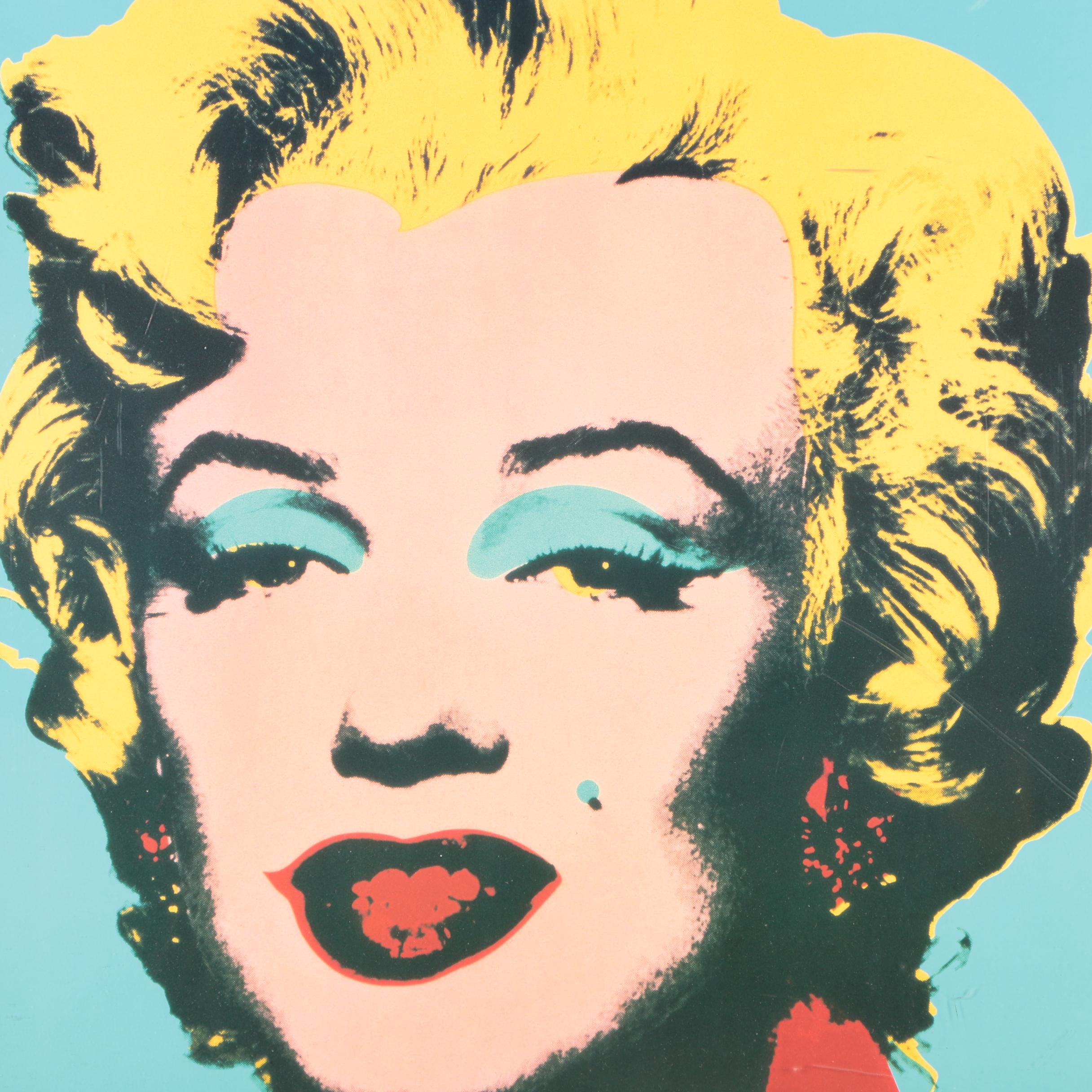Limited Edition Offset Lithograph After Andy Warhol's "Marilyn Monroe"