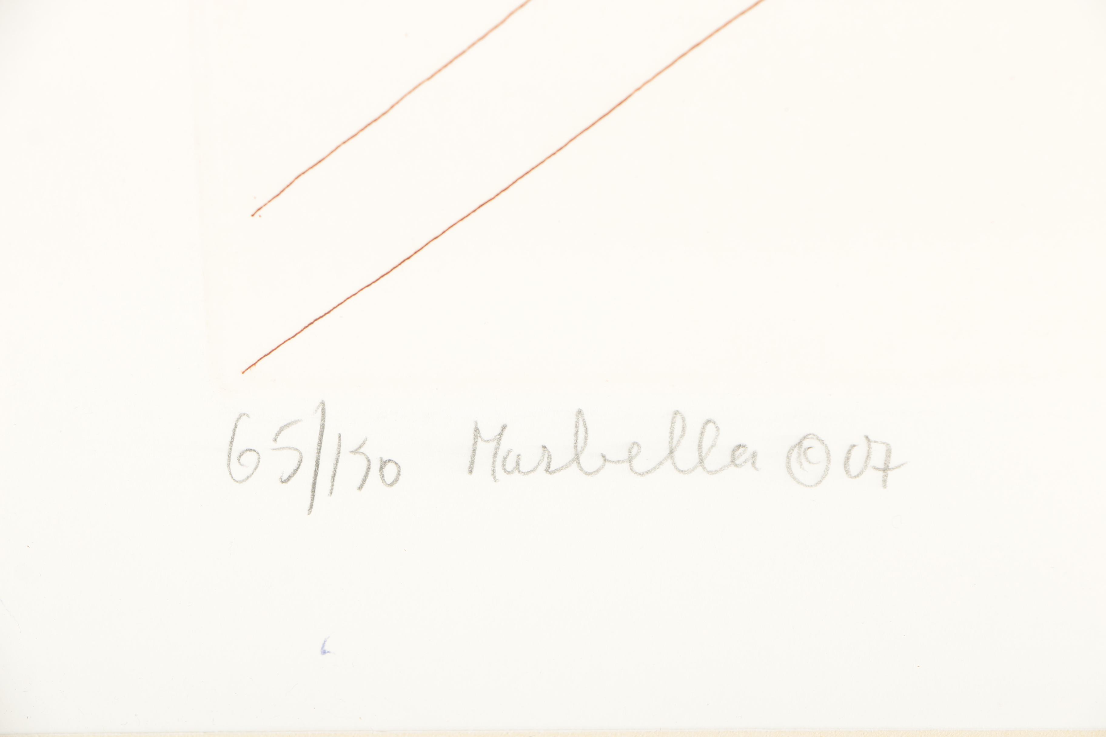 Guillaume Azoulay Etching "Marbella"