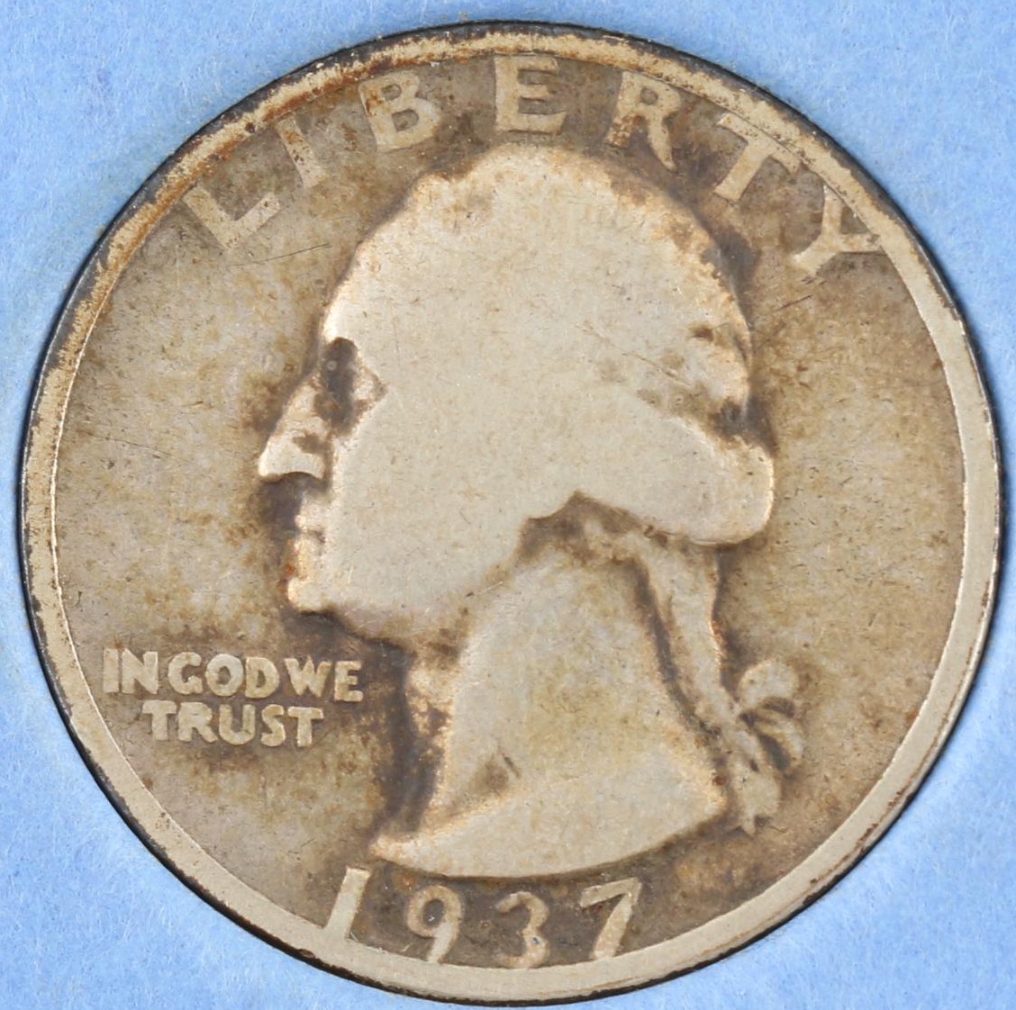 Group of 16 George Washington Silver Quarters in a Whitman Coin Folder