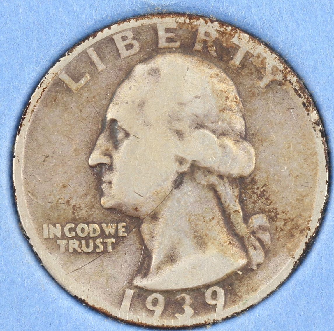 Group of 16 George Washington Silver Quarters in a Whitman Coin Folder