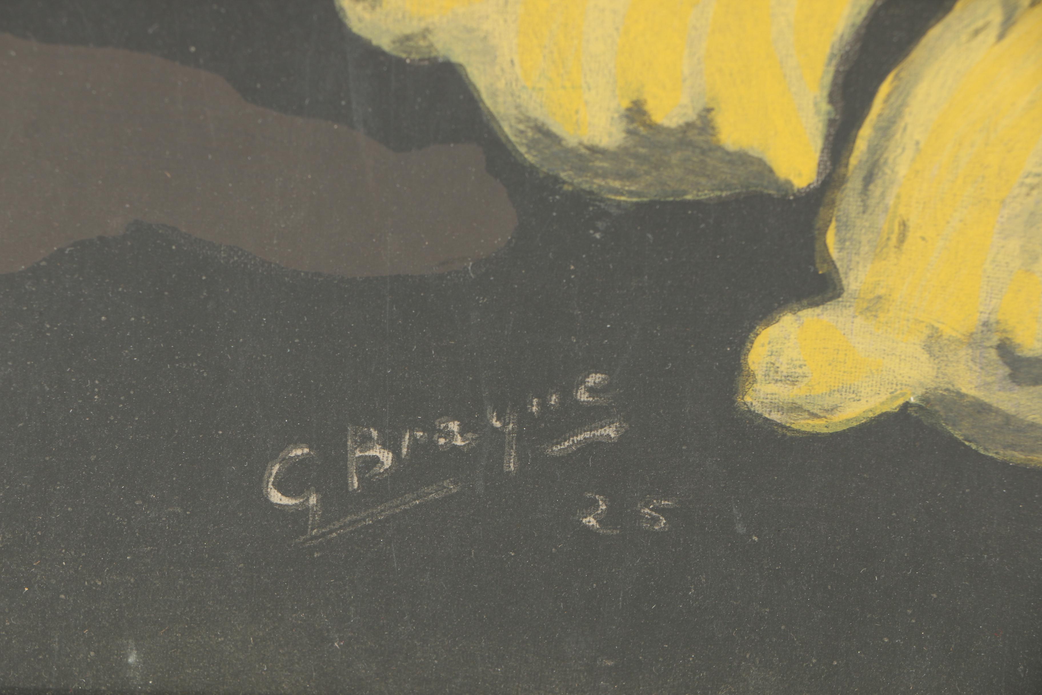 Serigraph After George Braque's "Anemones et deux citrons"