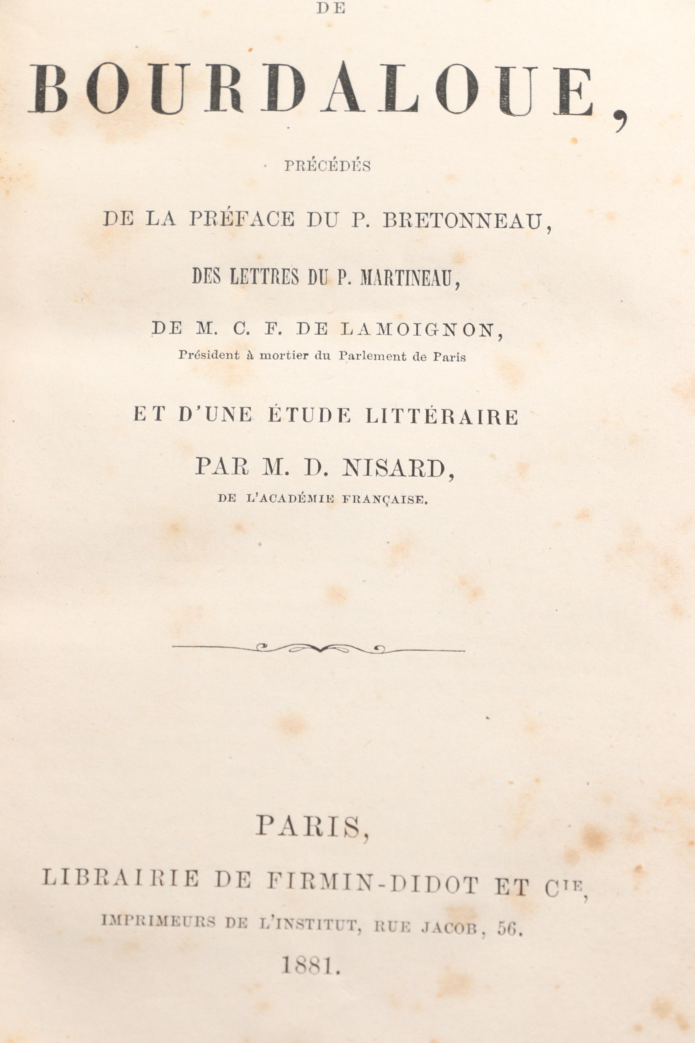 Late-19th Century French Books and More