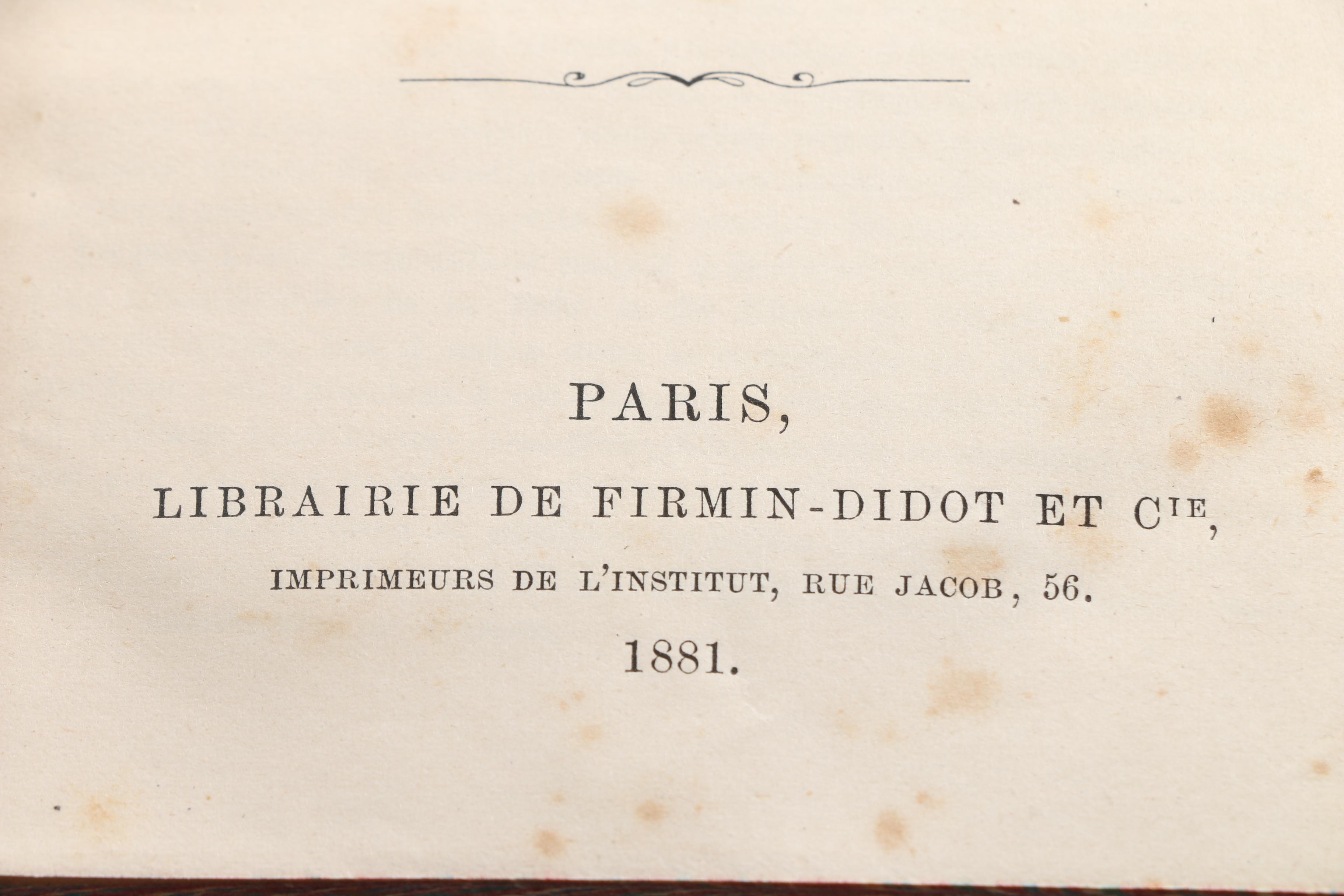 Late-19th Century French Books and More