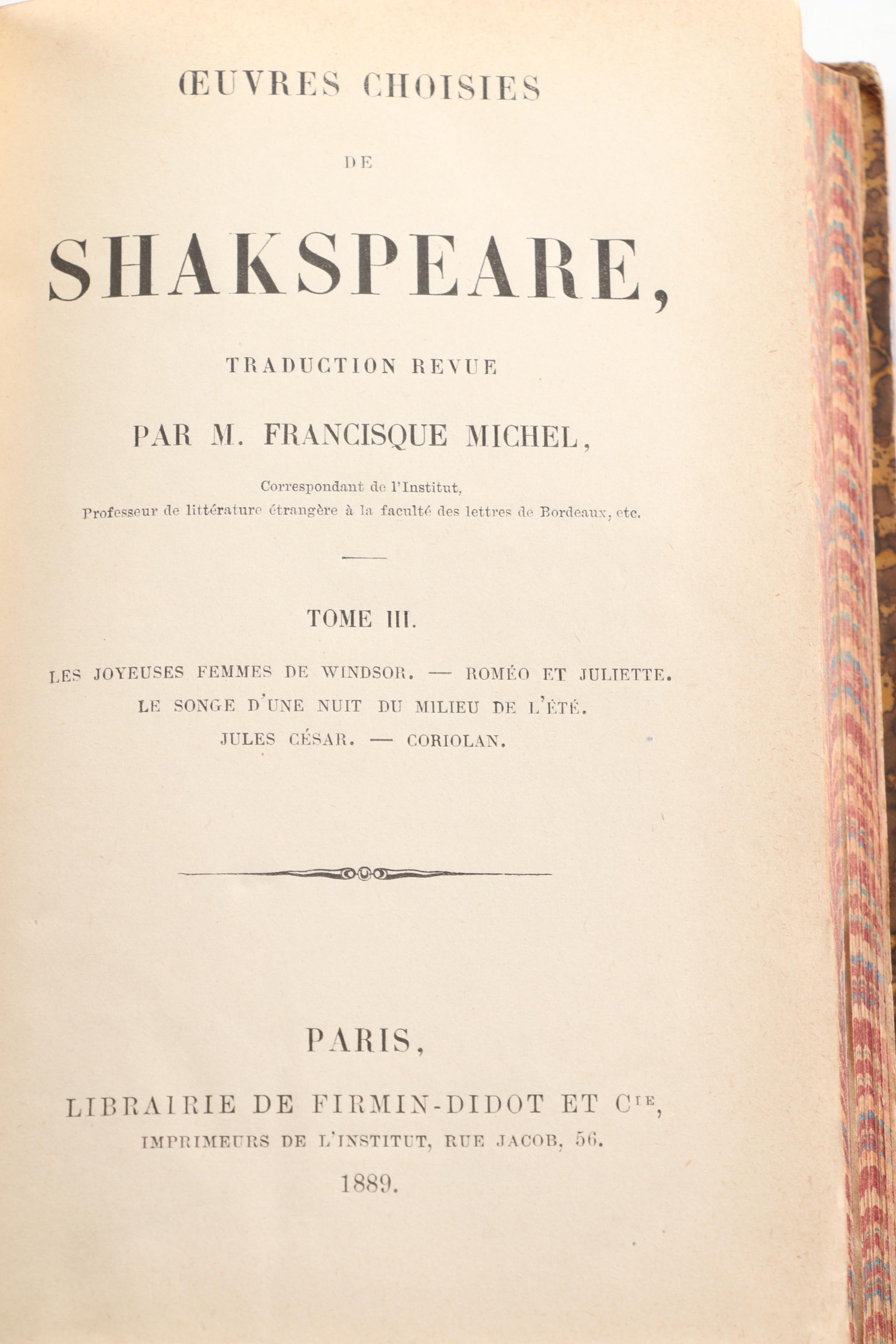 Late-19th Century French Books and More