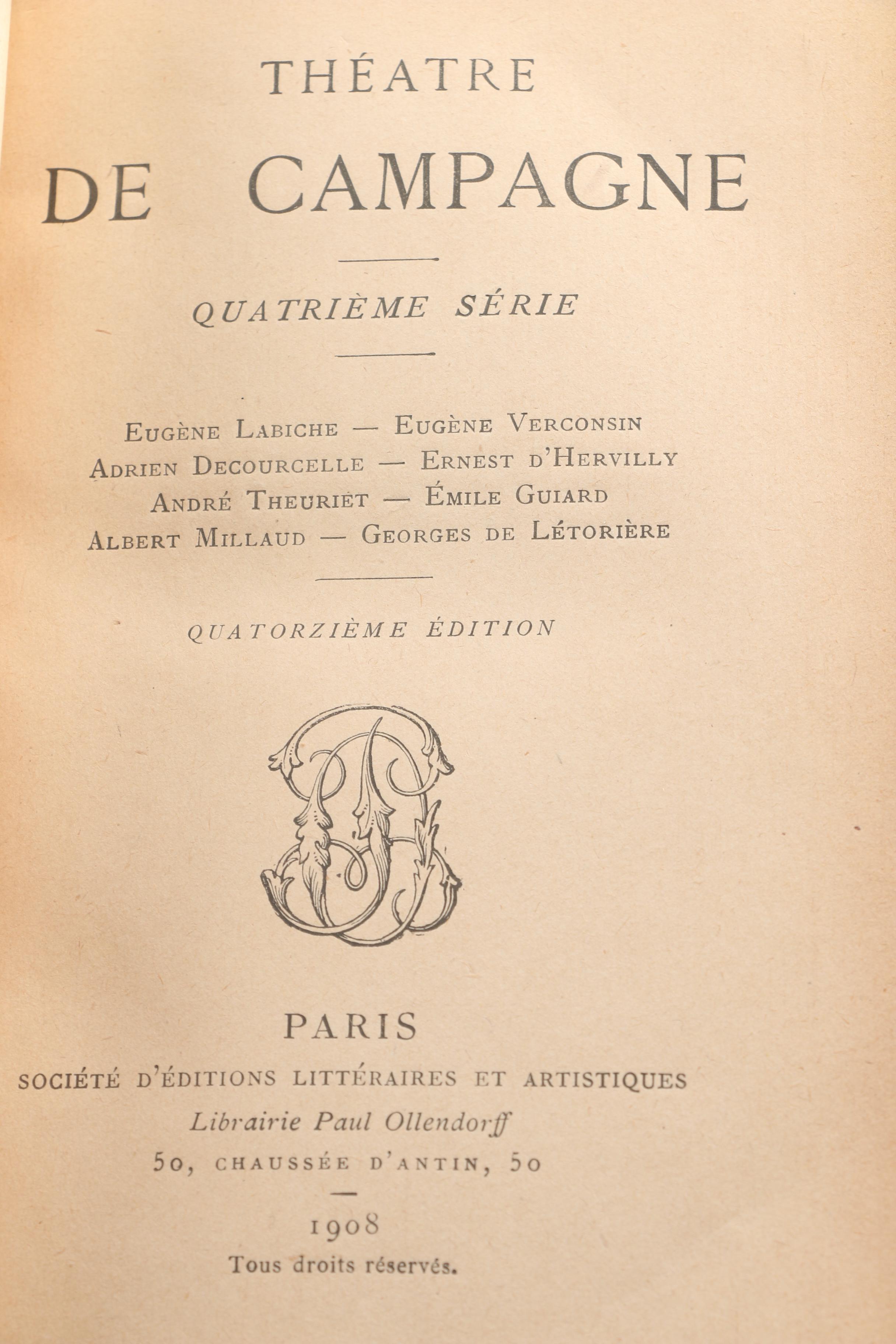 Late-19th Century French Books and More