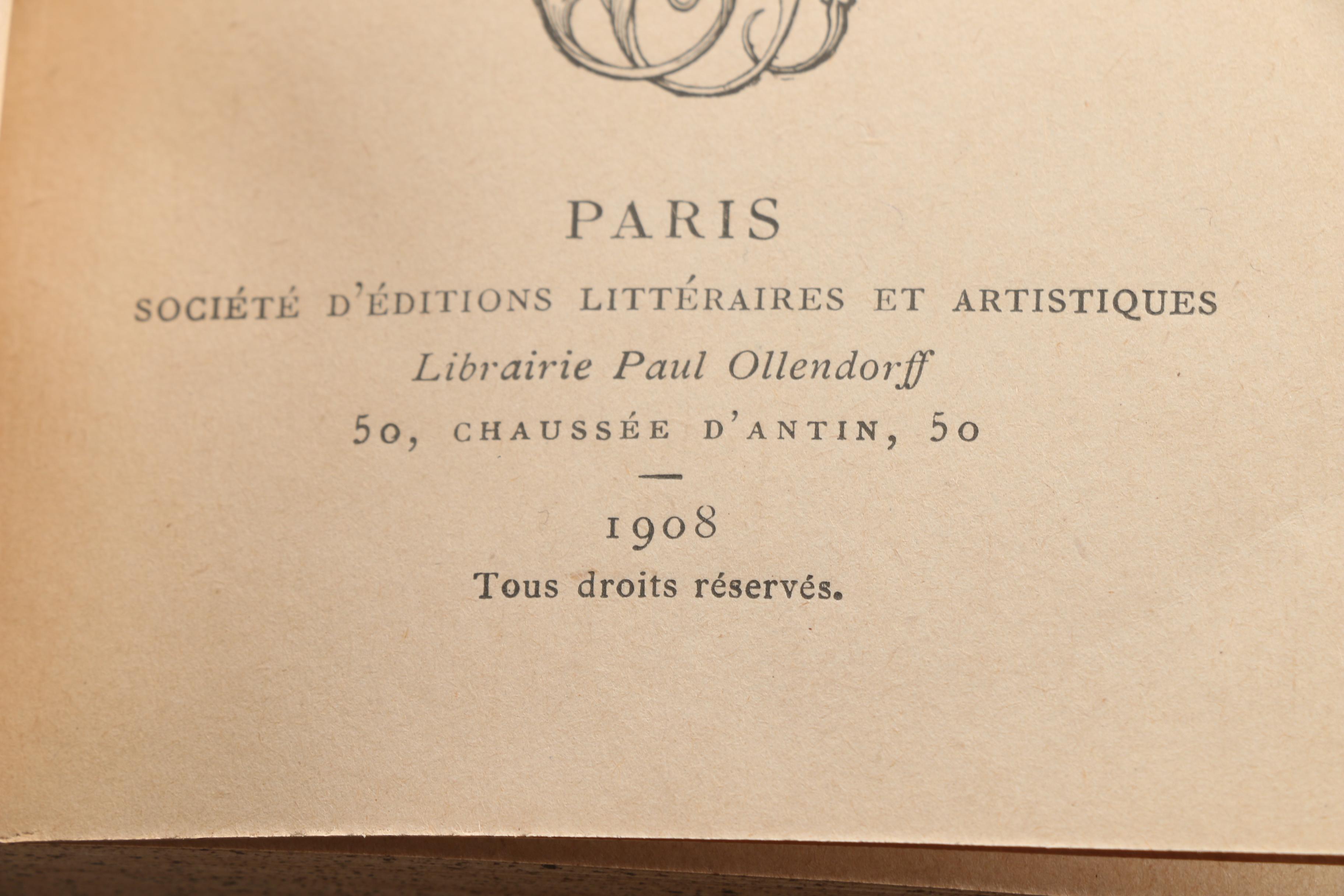 Late-19th Century French Books and More