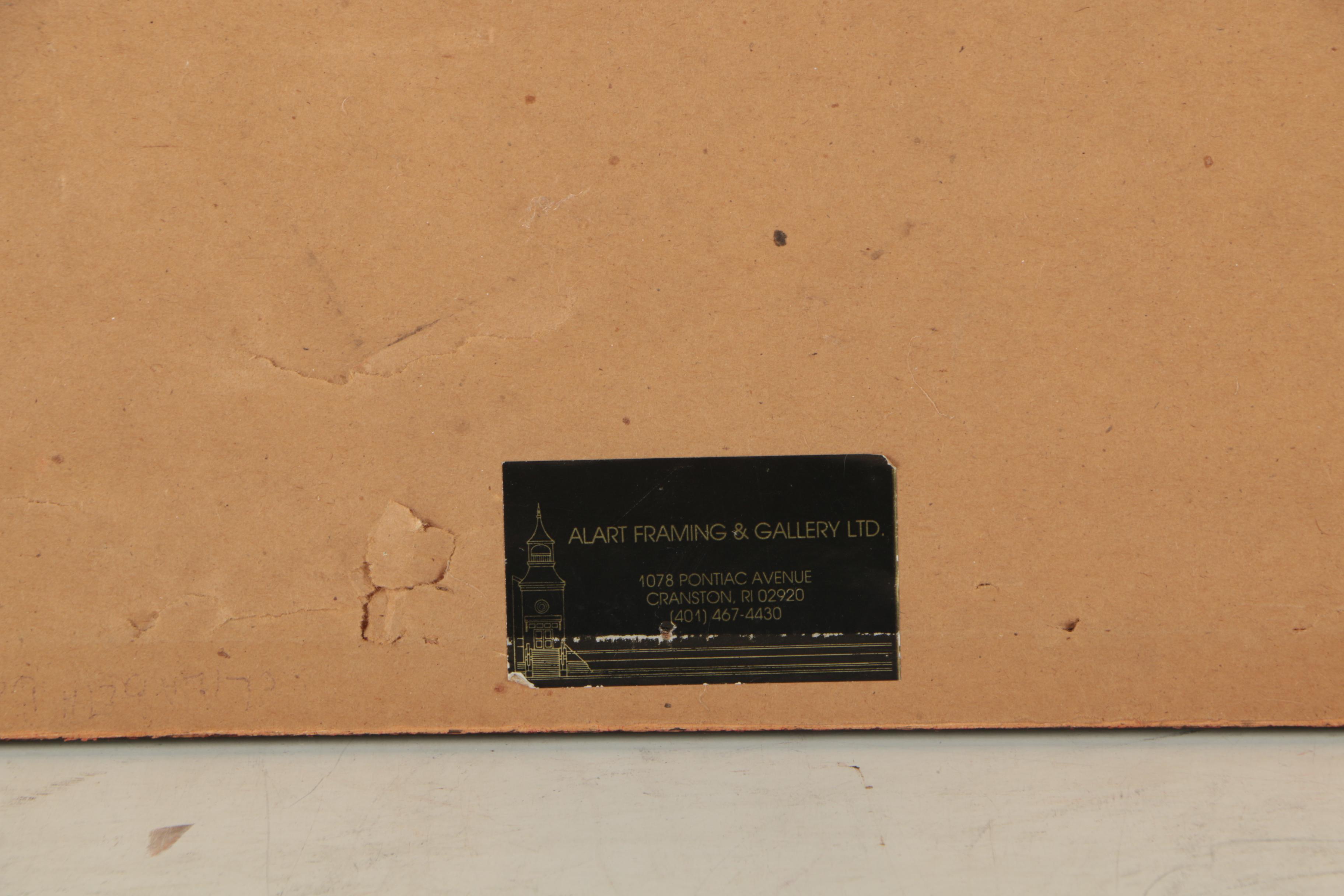 E.B. Warren Etching "A Path to the Sea"