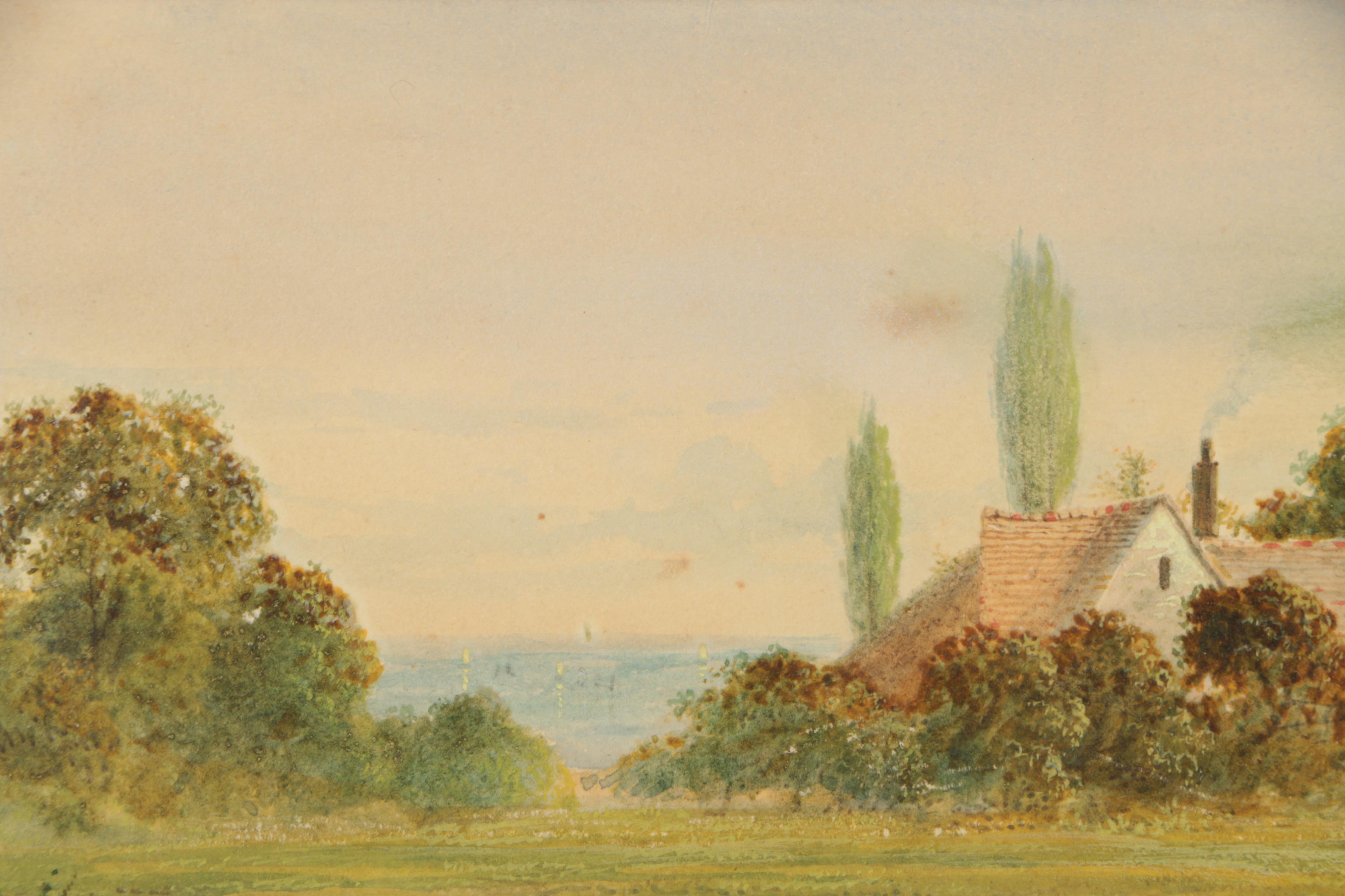 Edward B. Lait Watercolor Landscape Painting