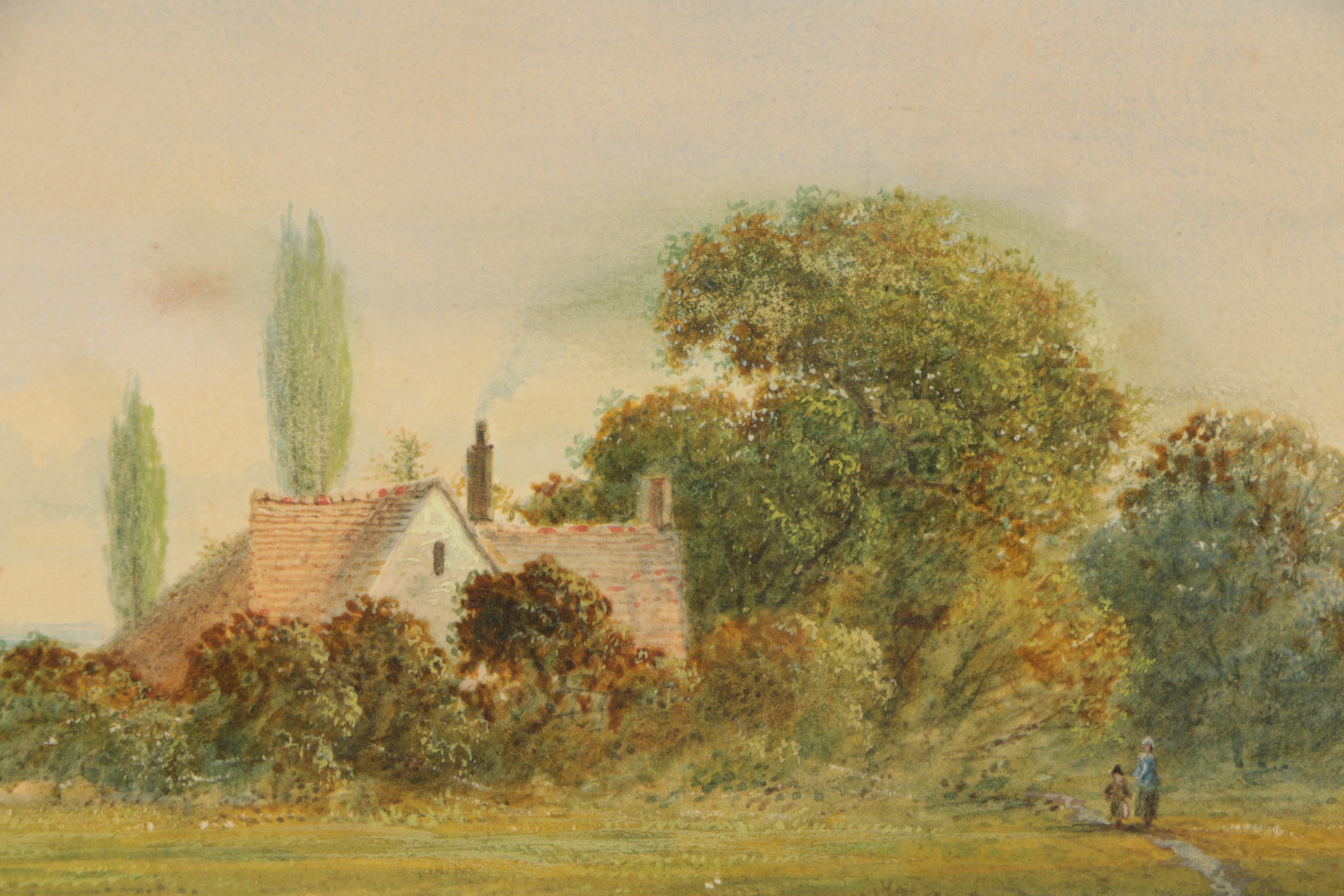 Edward B. Lait Watercolor Landscape Painting