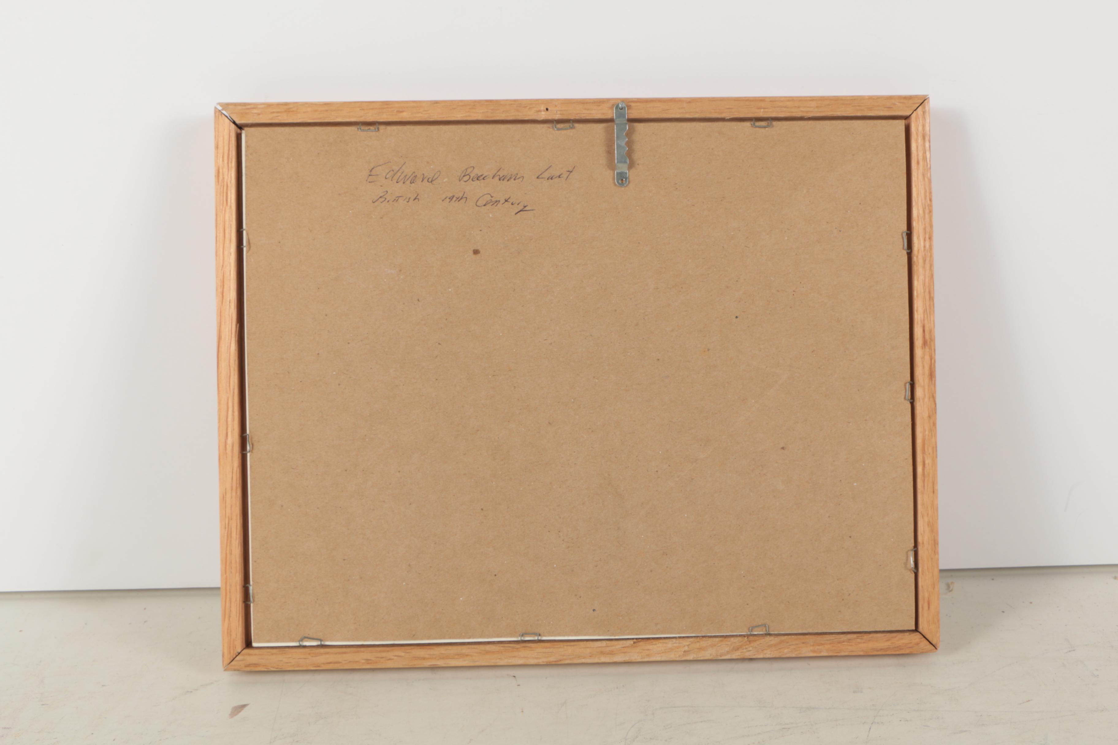 Edward B. Lait Watercolor Landscape Painting