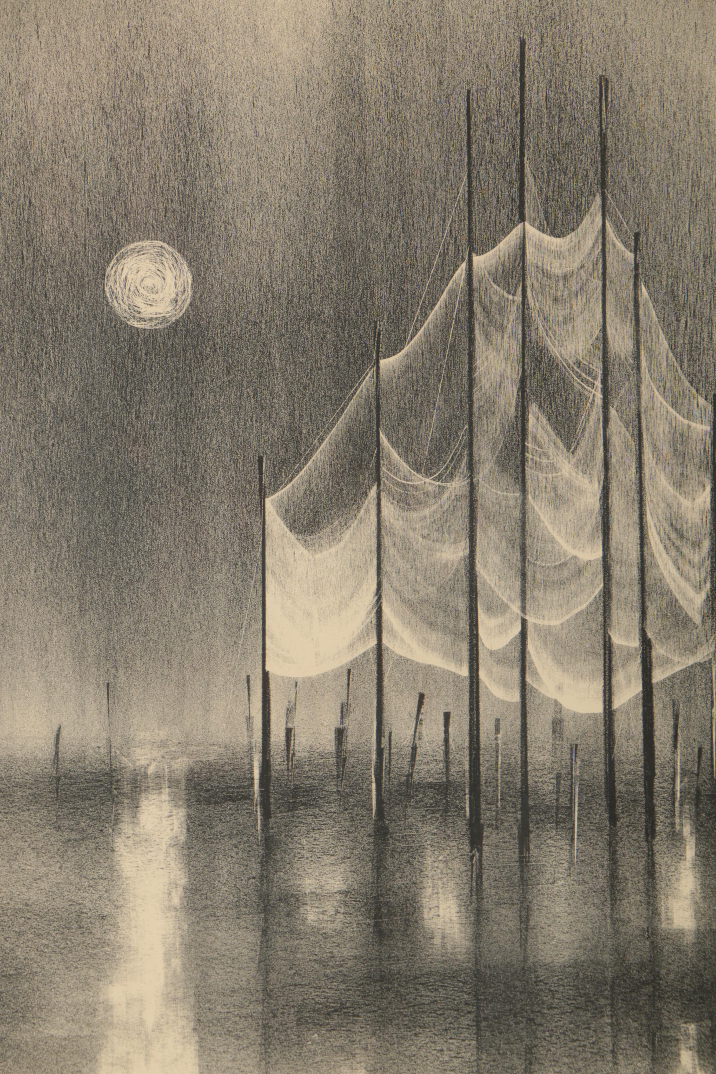 Richard Florsheim Lithographic Print