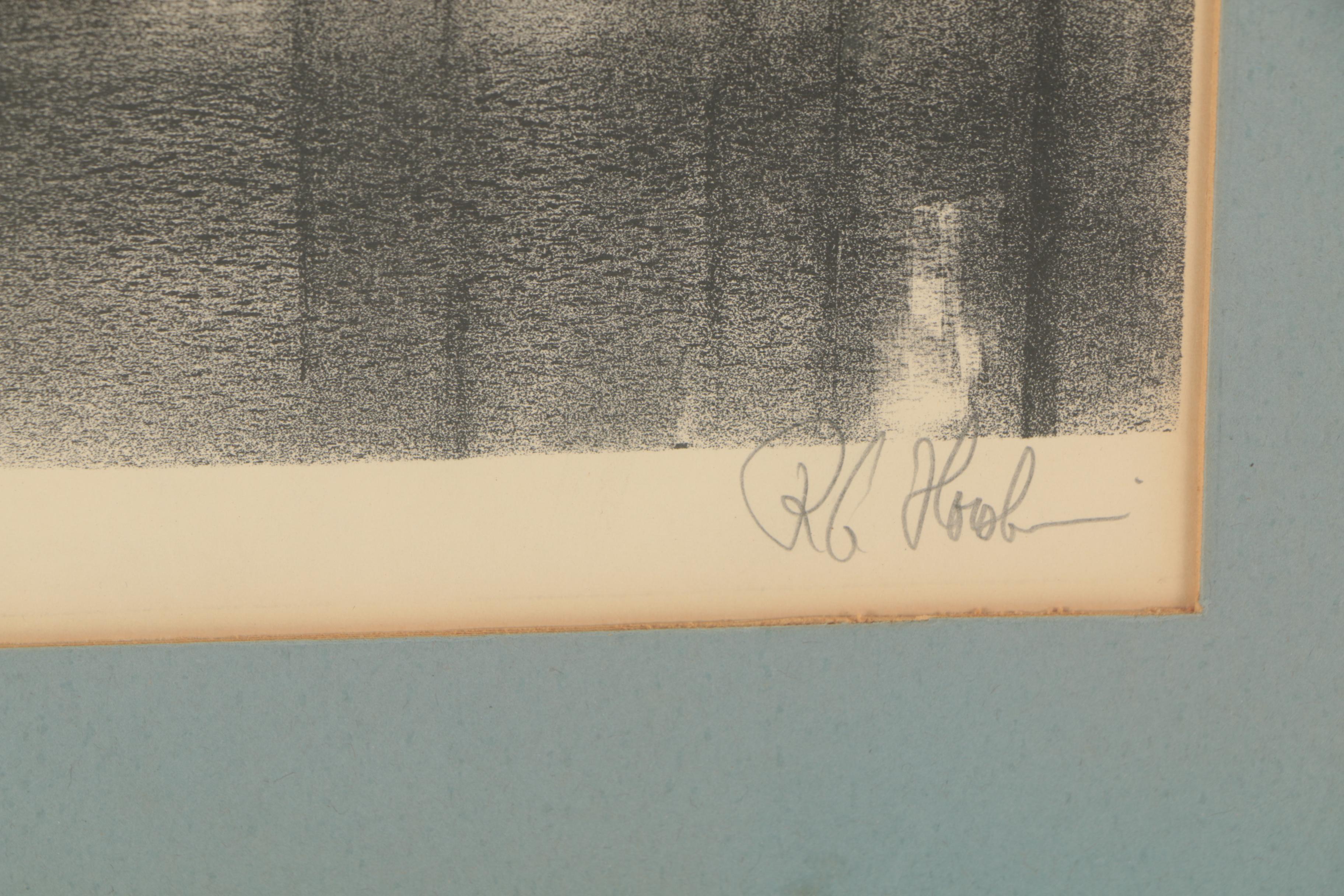 Richard Florsheim Lithographic Print