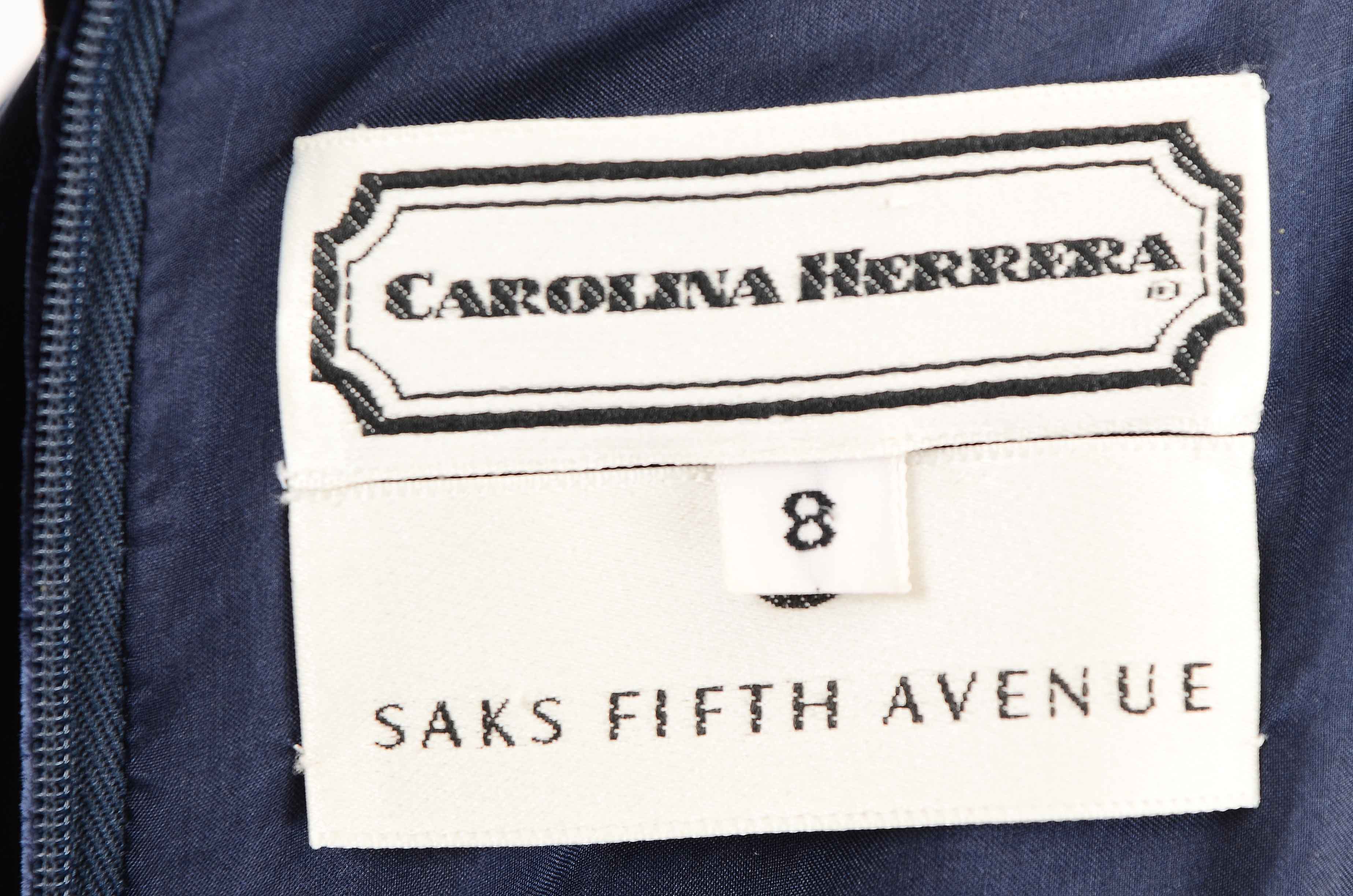 Vintage Carolina Herrera Evening Dress