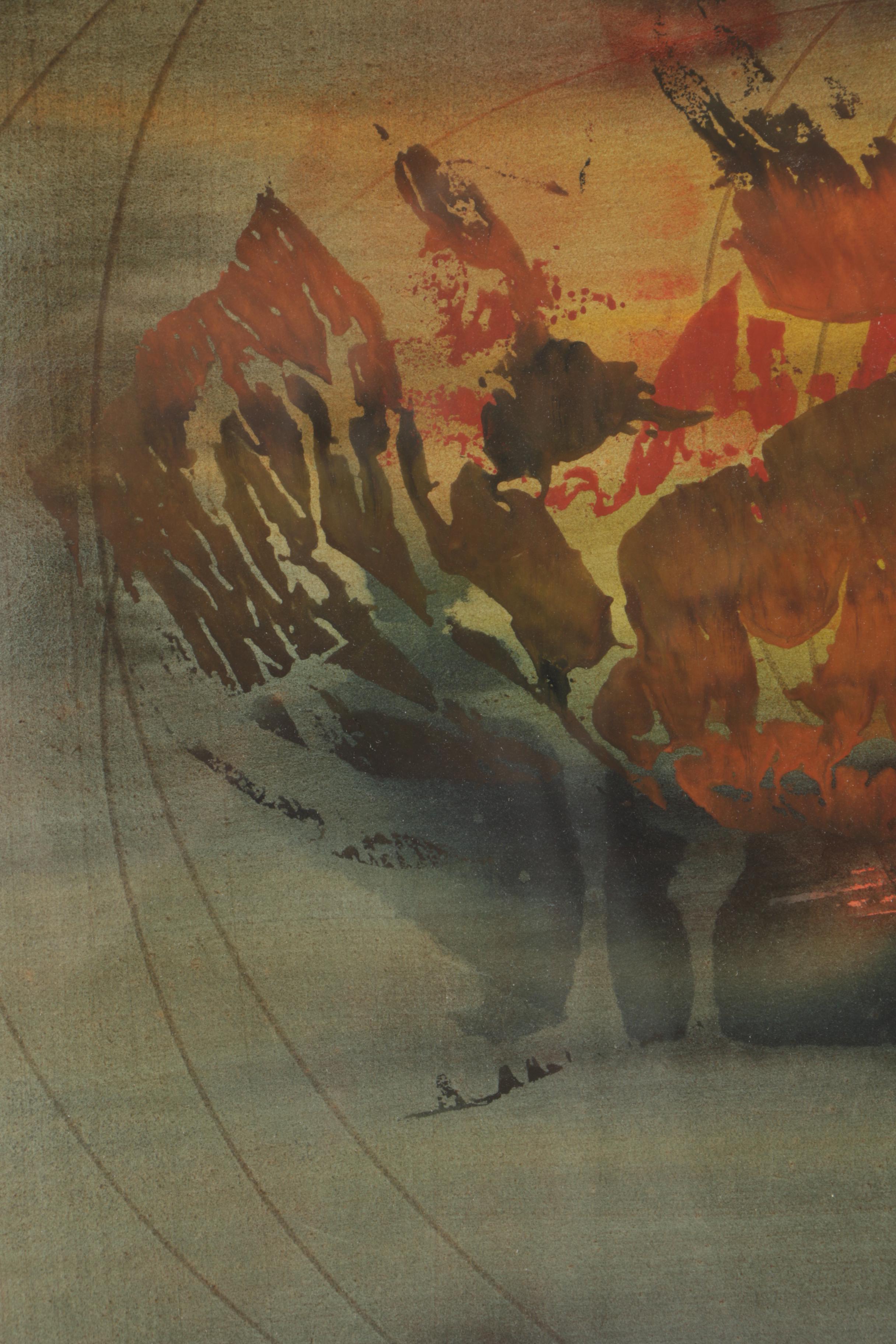 Lucy Fields Mixed Media Painting