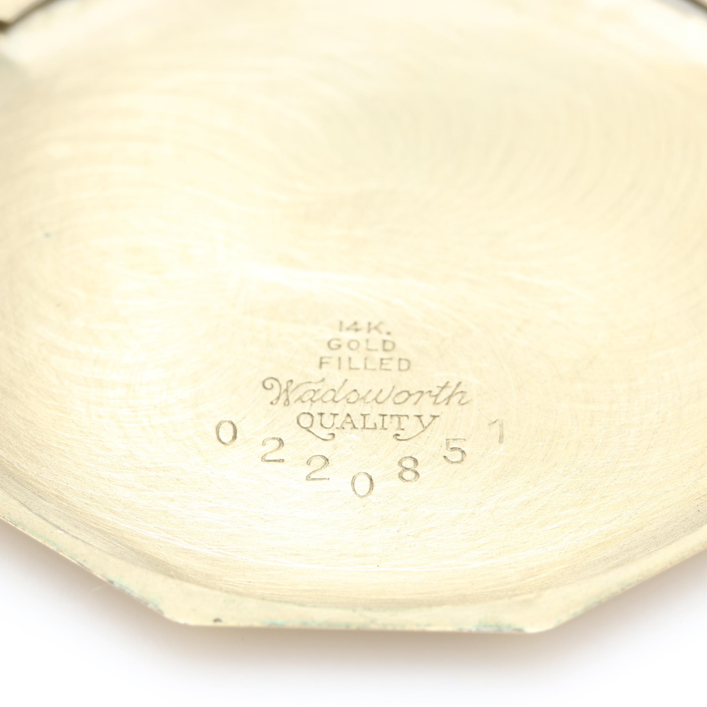 Hamilton 14K Gold Filled Open Face Pocket Watch