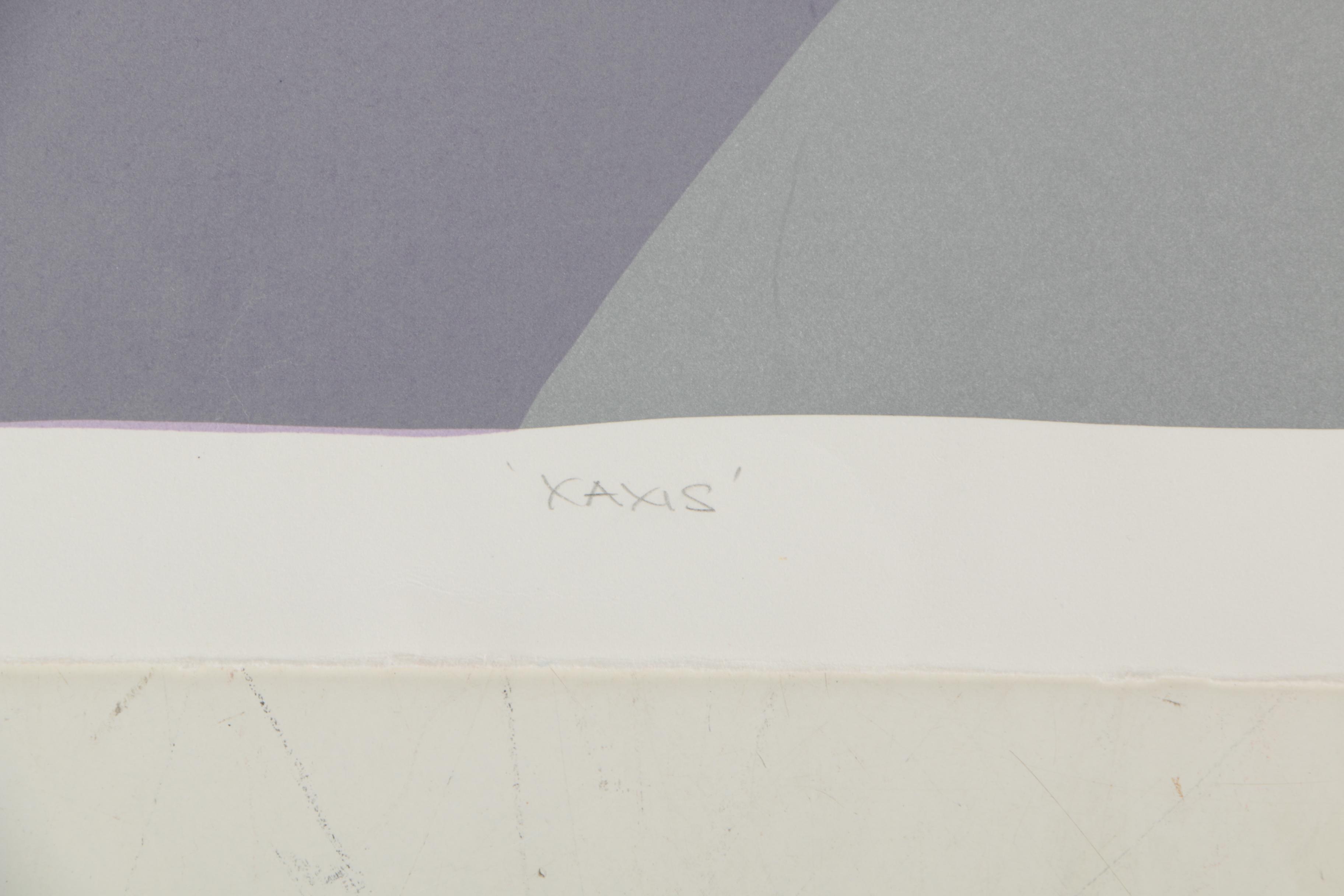 Benjamin Serigraph "Xaxis"