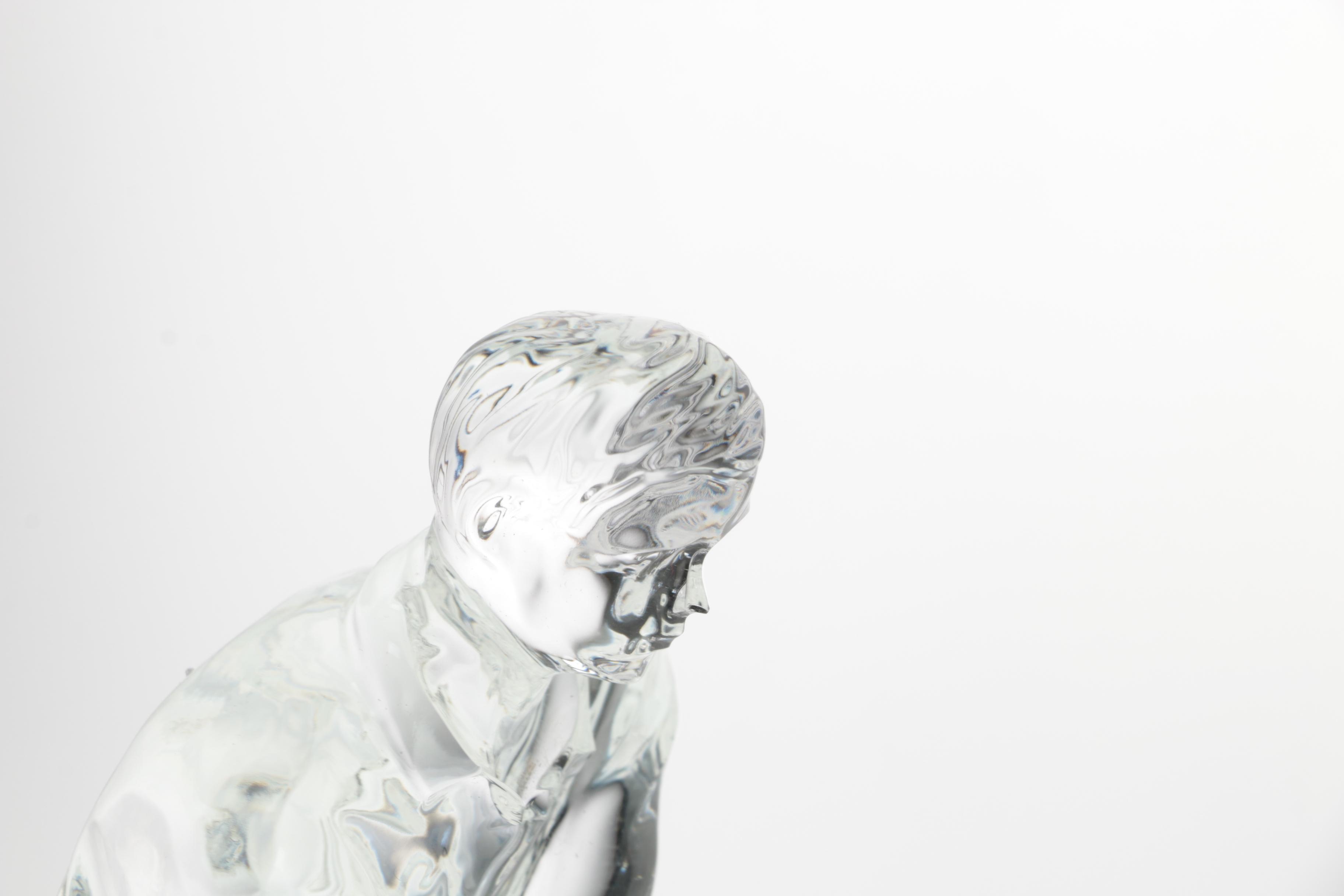 Crystal Golfer Figurine