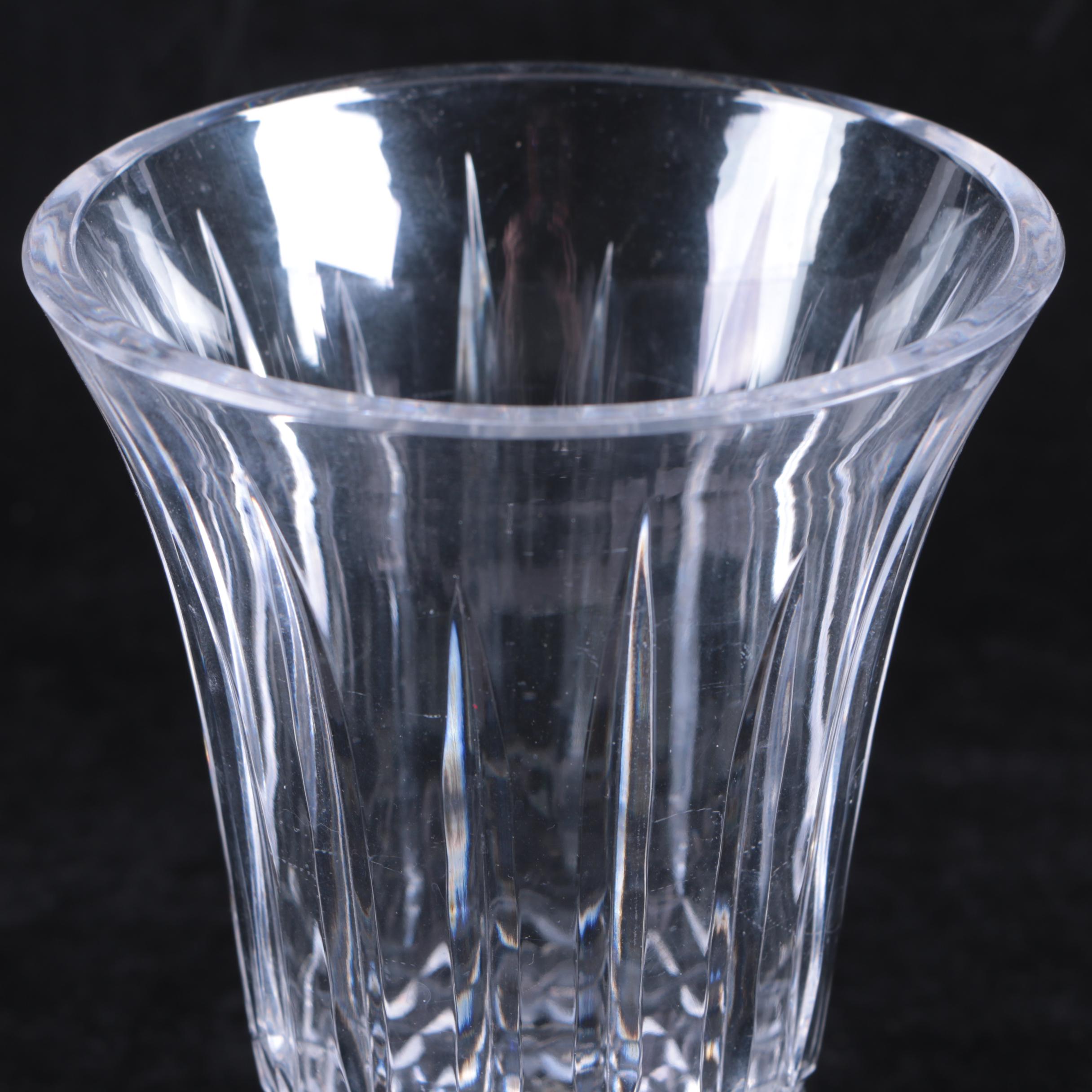 Waterford Crystal "Lismore" Footed Vase