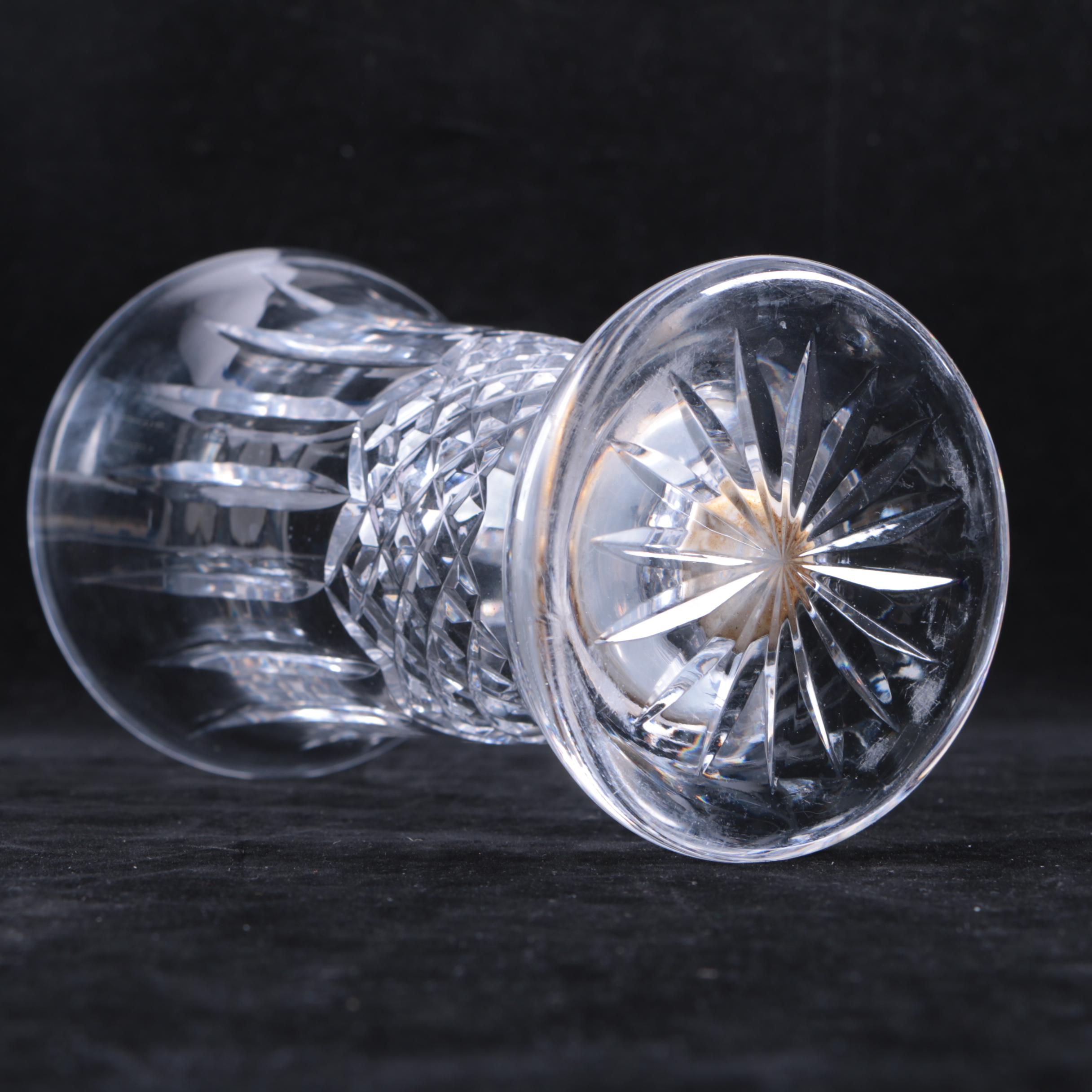 Waterford Crystal "Lismore" Footed Vase