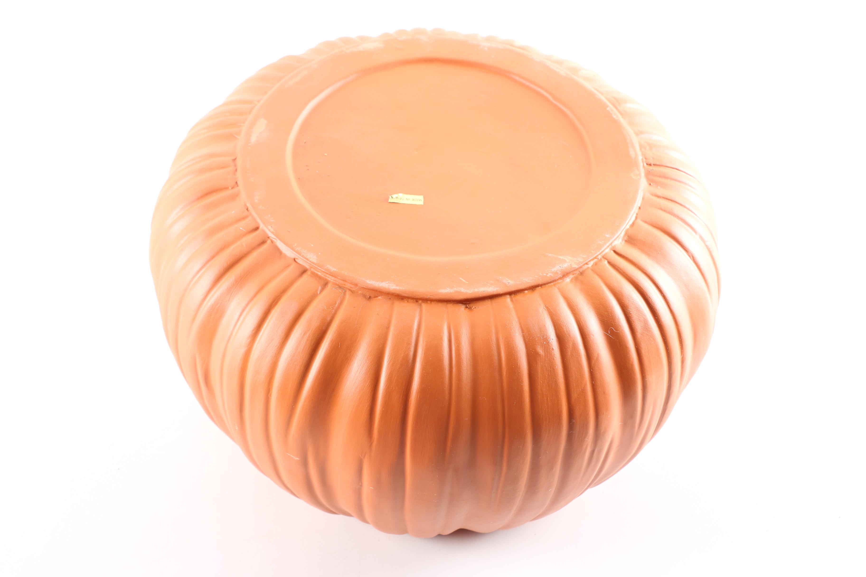 Ceramic Pumpkin Jar