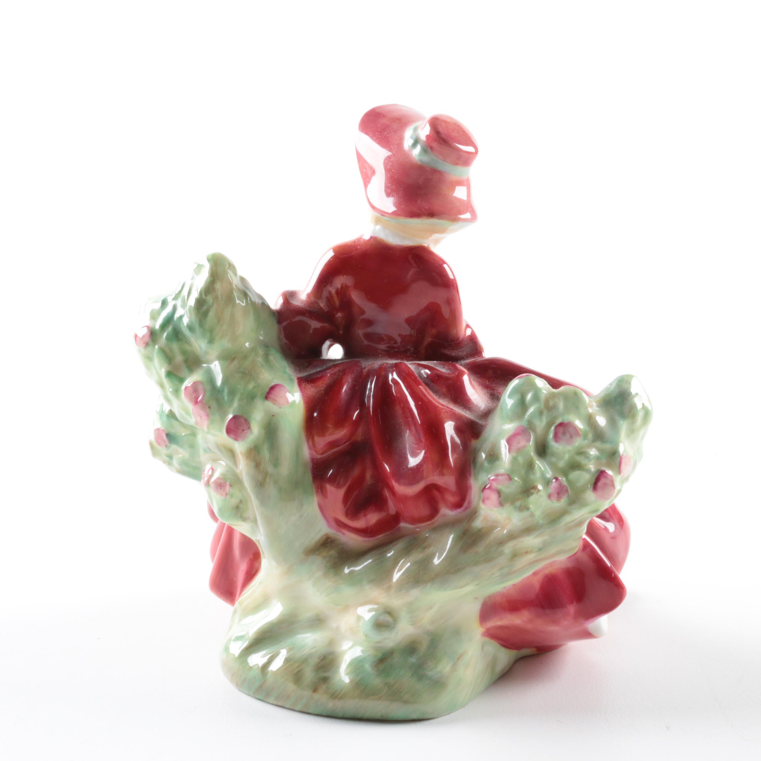 Royal Doulton Figurines Including "Paisley Shawl" and "Lydia"