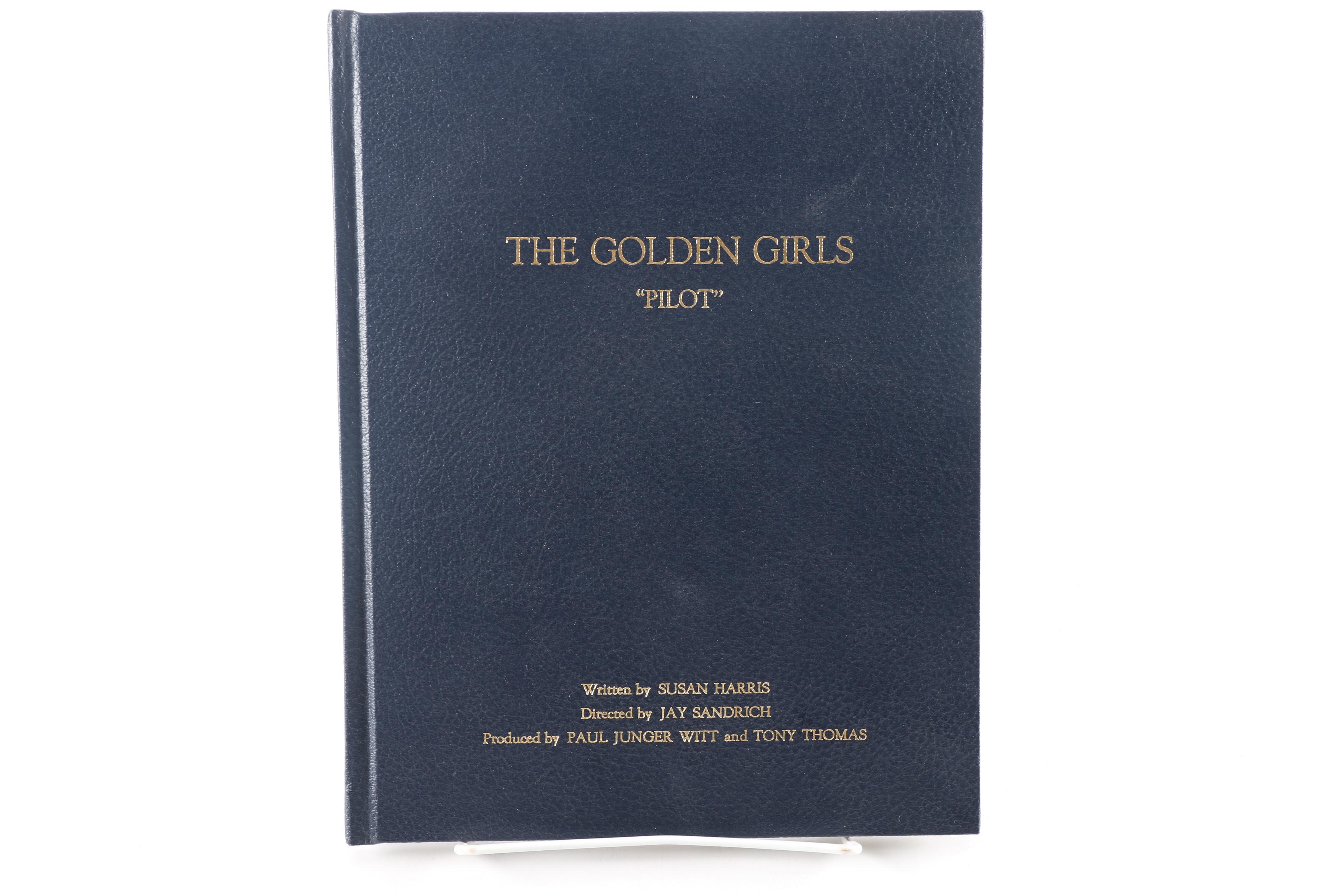 Betty White and Estelle Getty Signed Bound "The Golden Girls: Pilot" Script