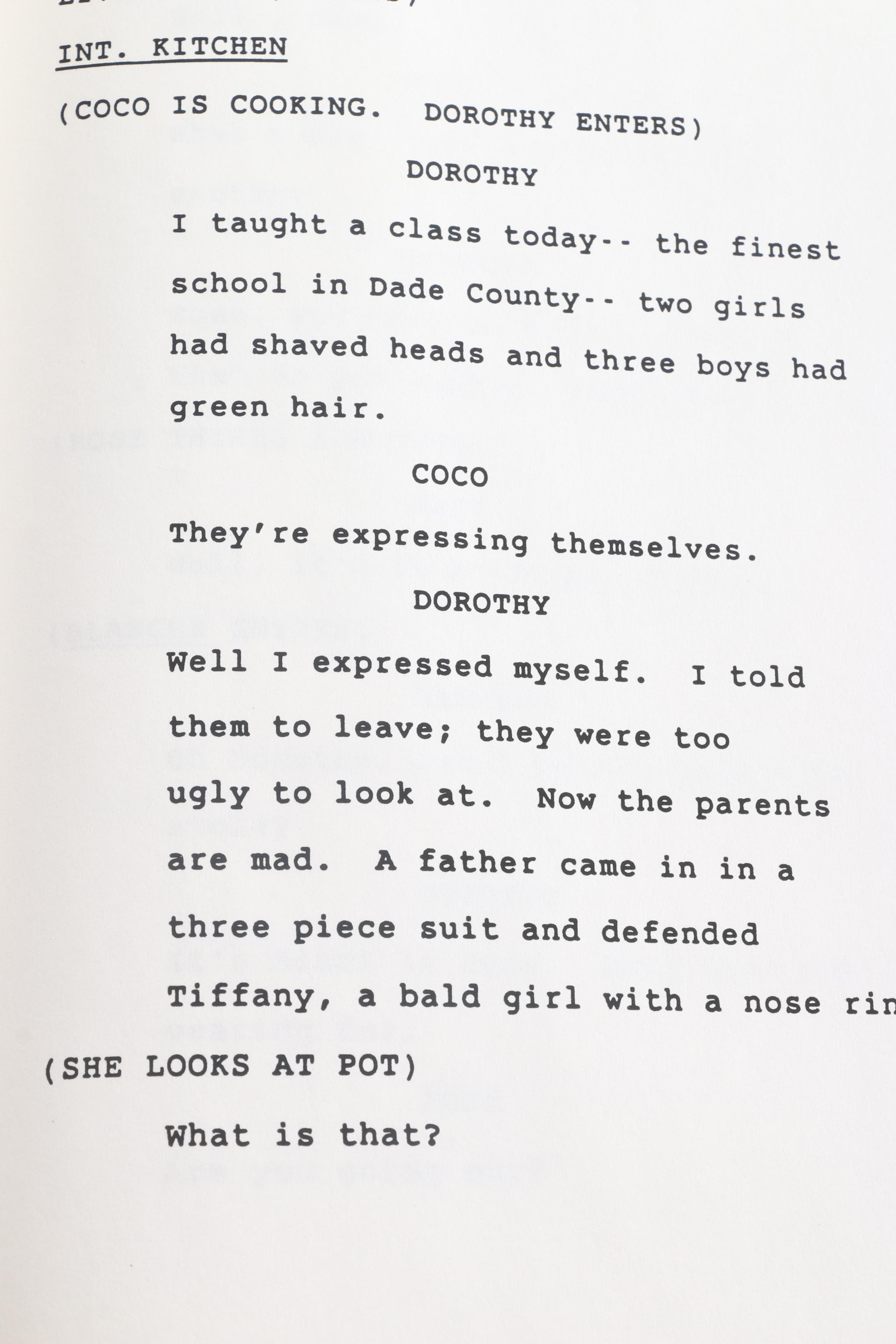 Betty White and Estelle Getty Signed Bound "The Golden Girls: Pilot" Script