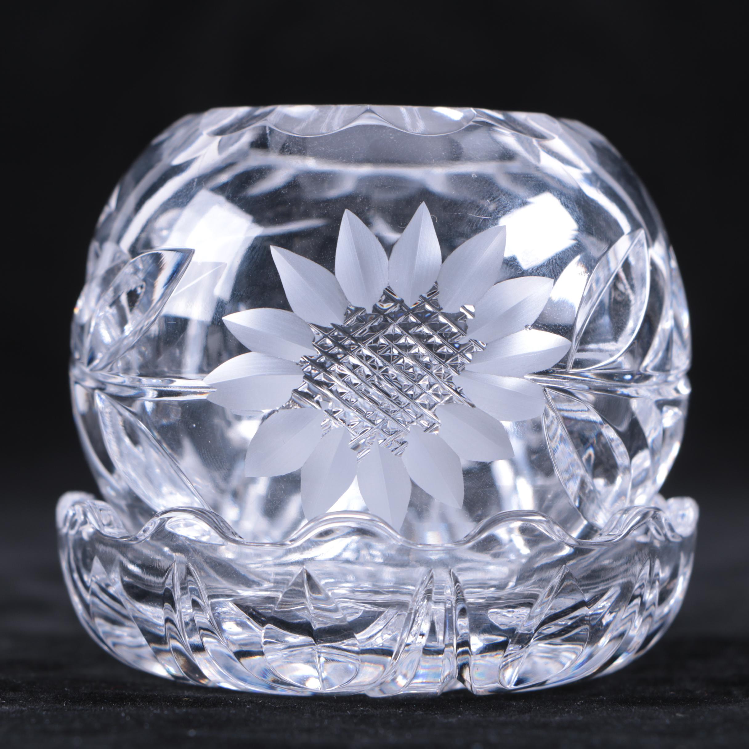 Crystal Vase and Votives featuring Tiffany & Co