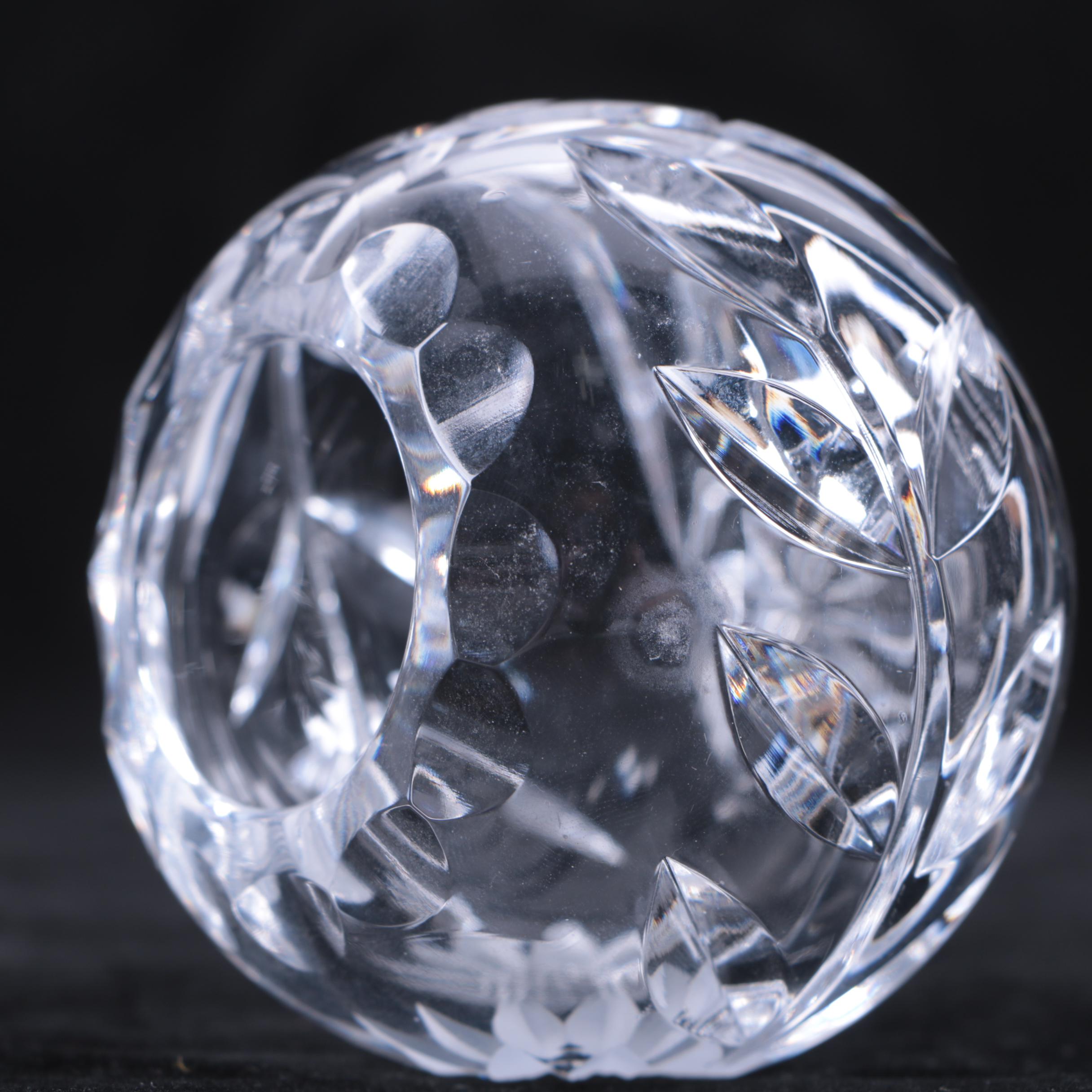 Crystal Vase and Votives featuring Tiffany & Co