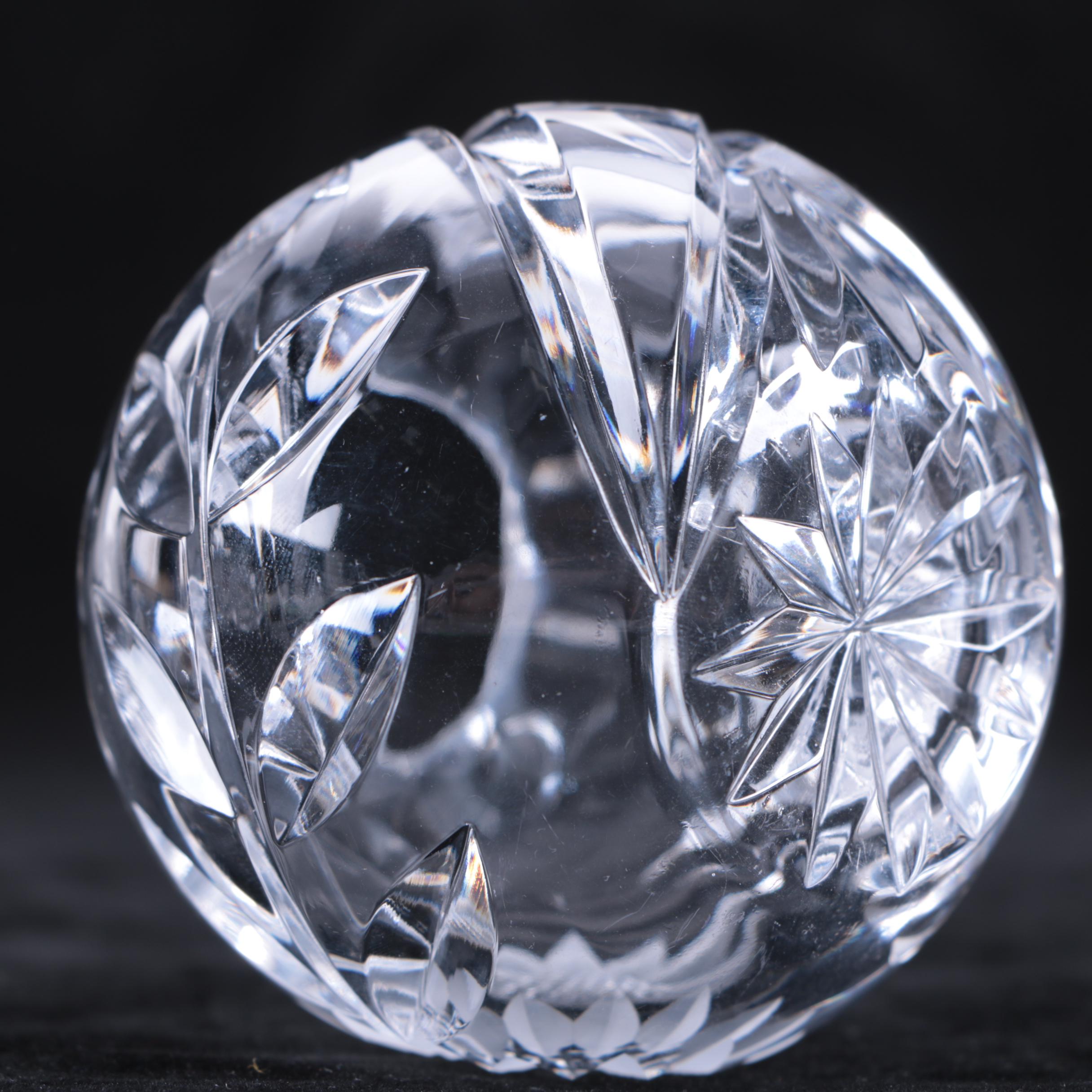 Crystal Vase and Votives featuring Tiffany & Co