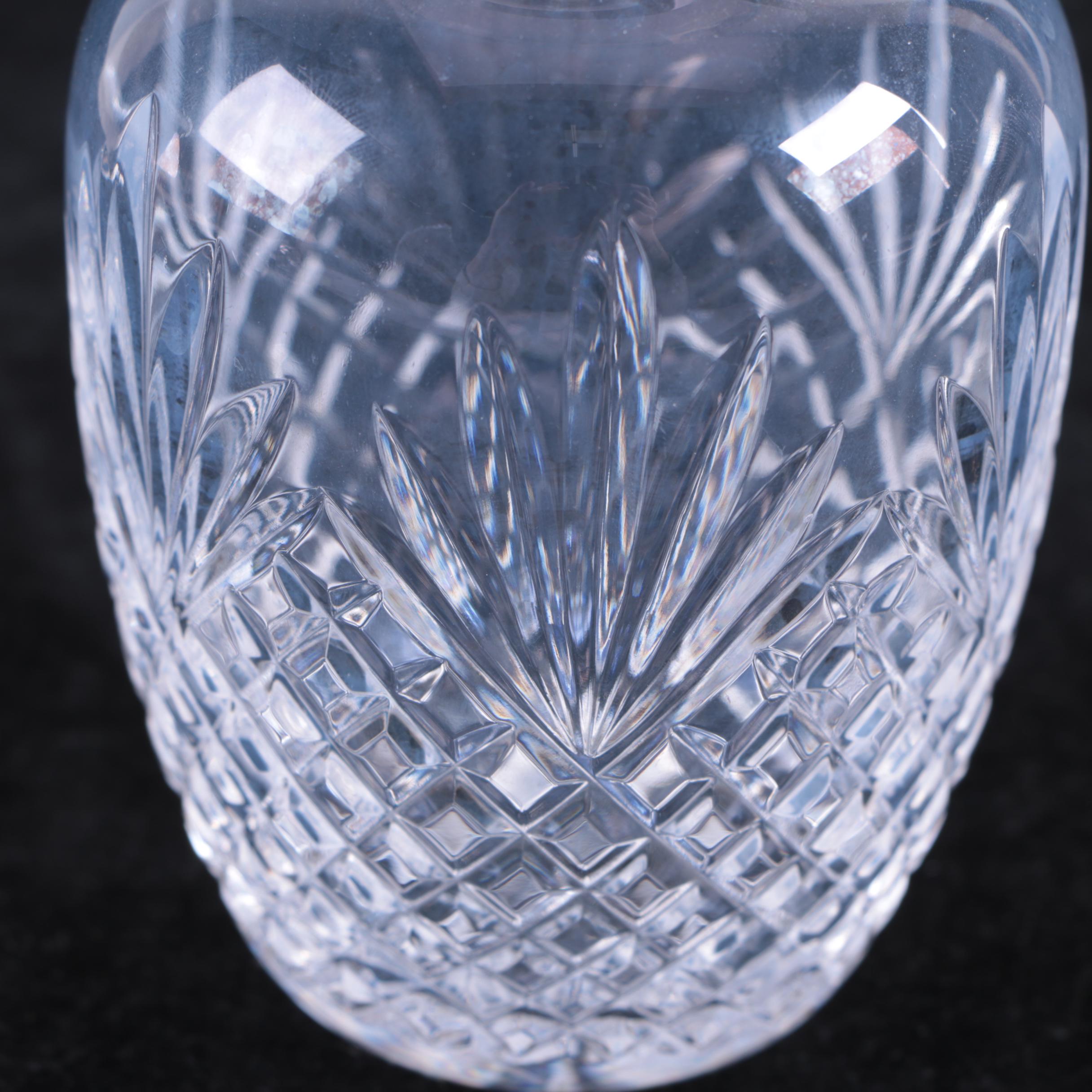 Crystal Vase and Votives featuring Tiffany & Co