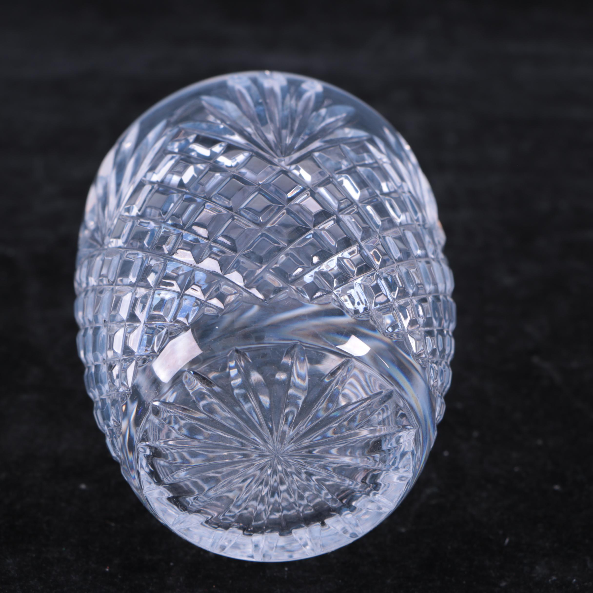 Crystal Vase and Votives featuring Tiffany & Co