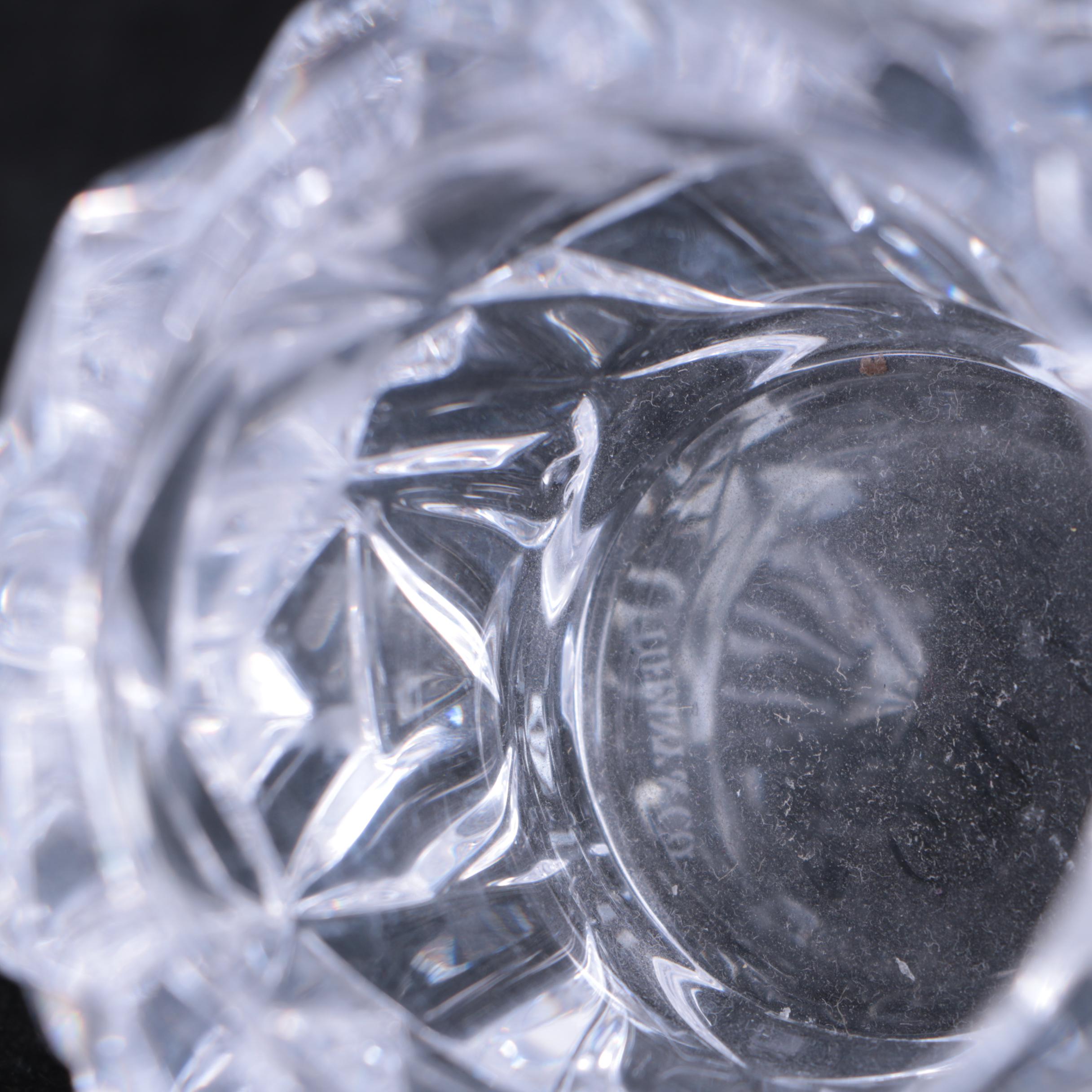 Crystal Vase and Votives featuring Tiffany & Co