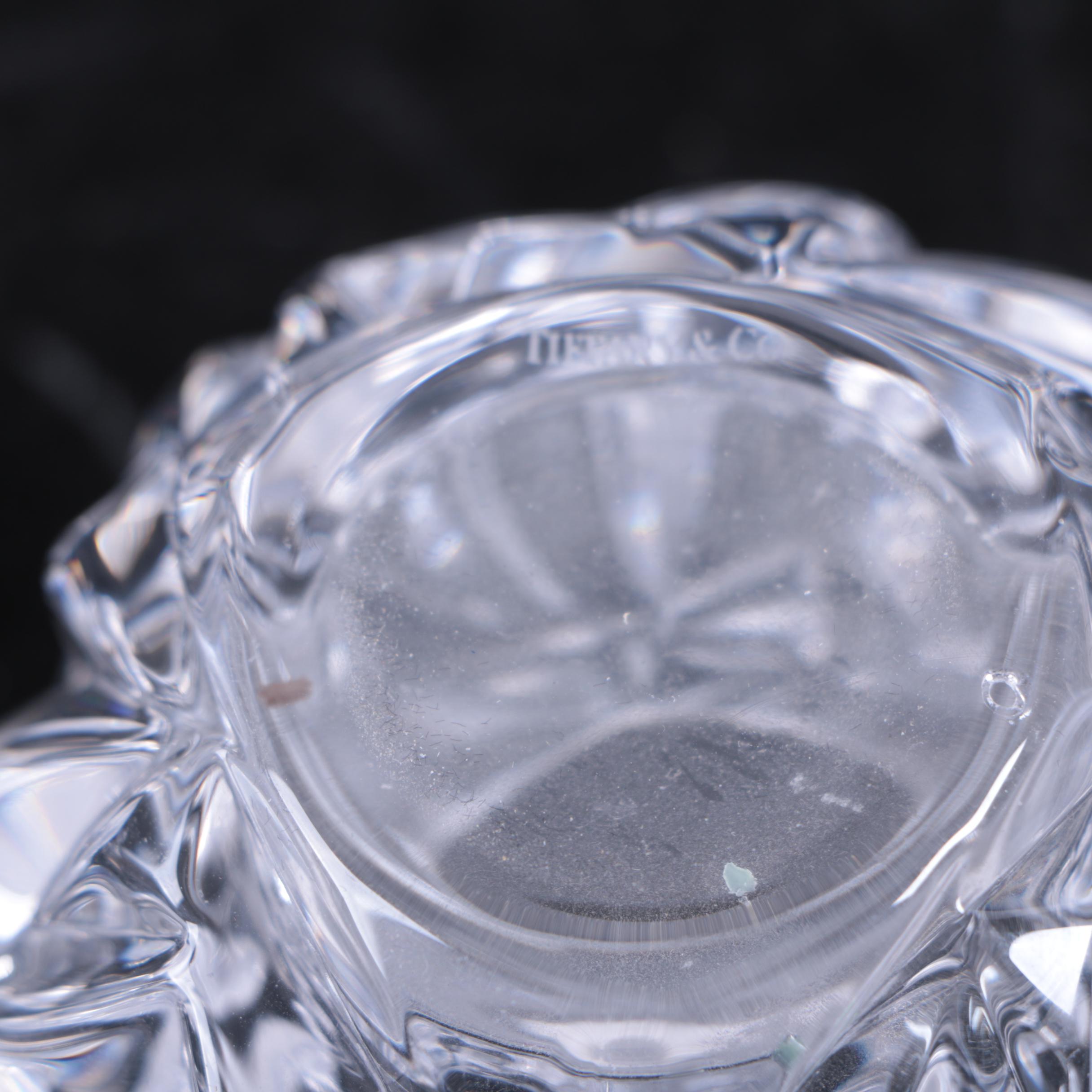 Crystal Vase and Votives featuring Tiffany & Co