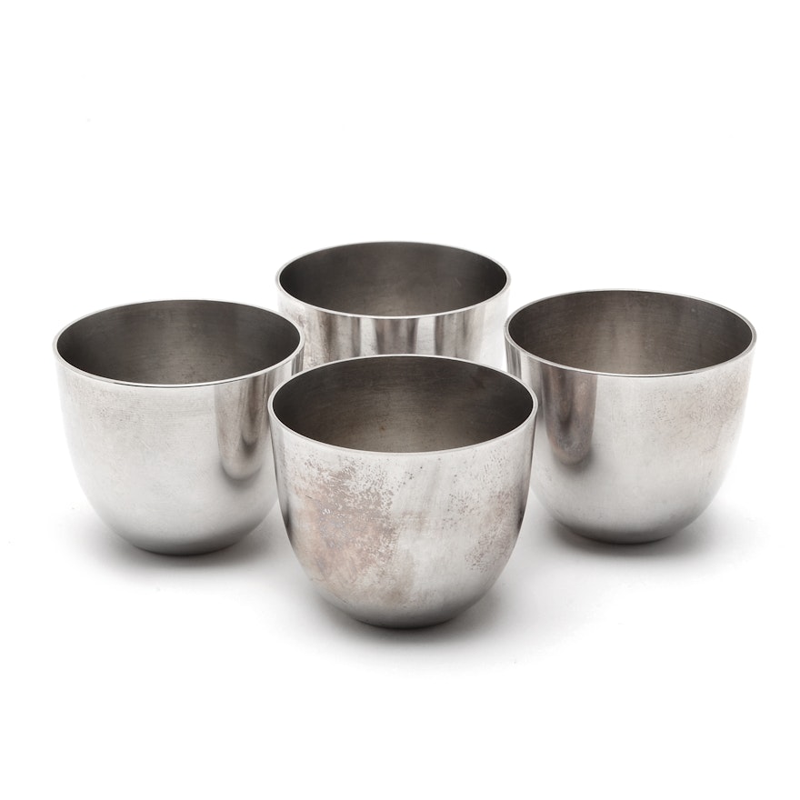 Set of Four Stieff Sterling Silver "Jefferson" Cups