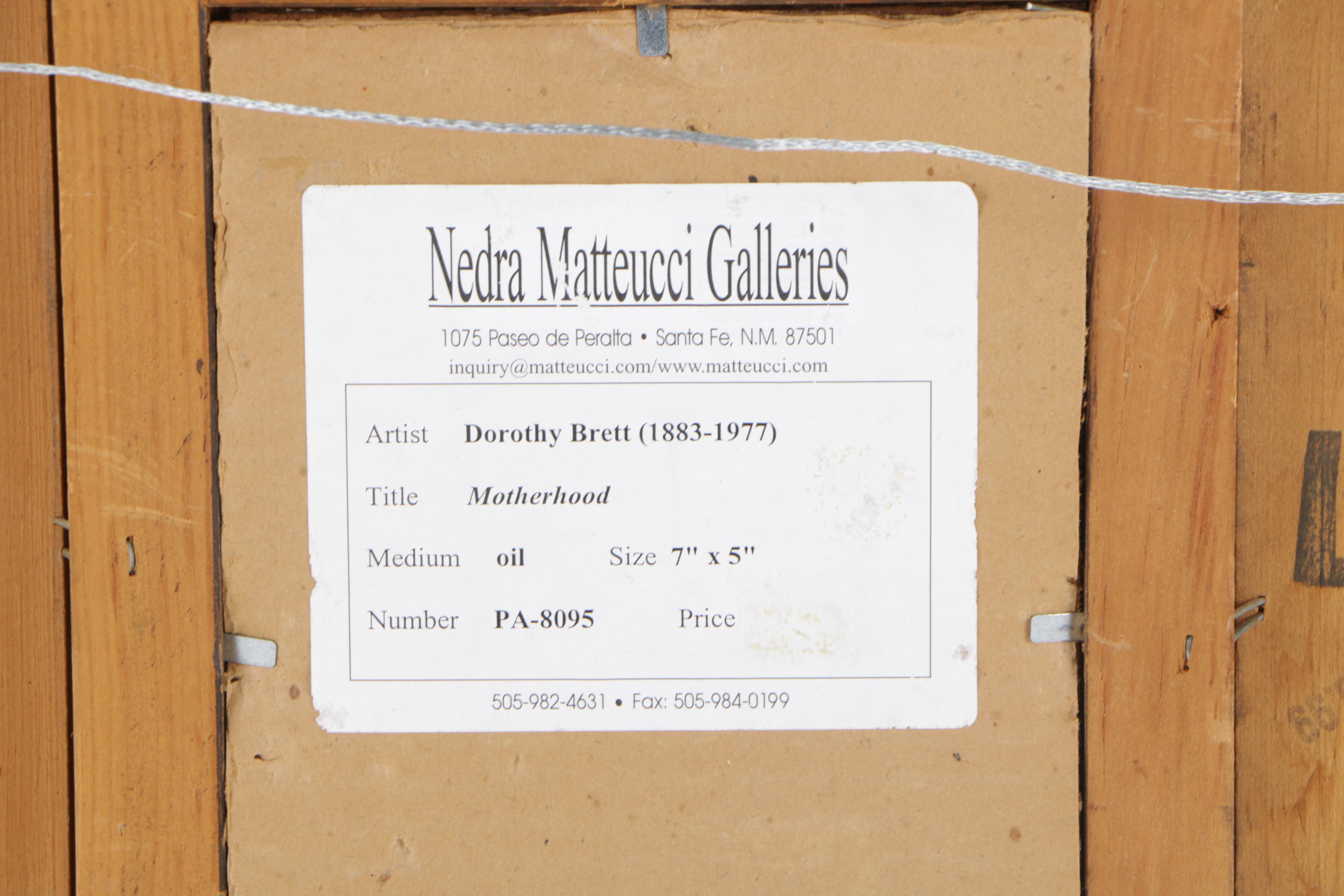 Dorothy Brett Oil Painting "Motherhood"