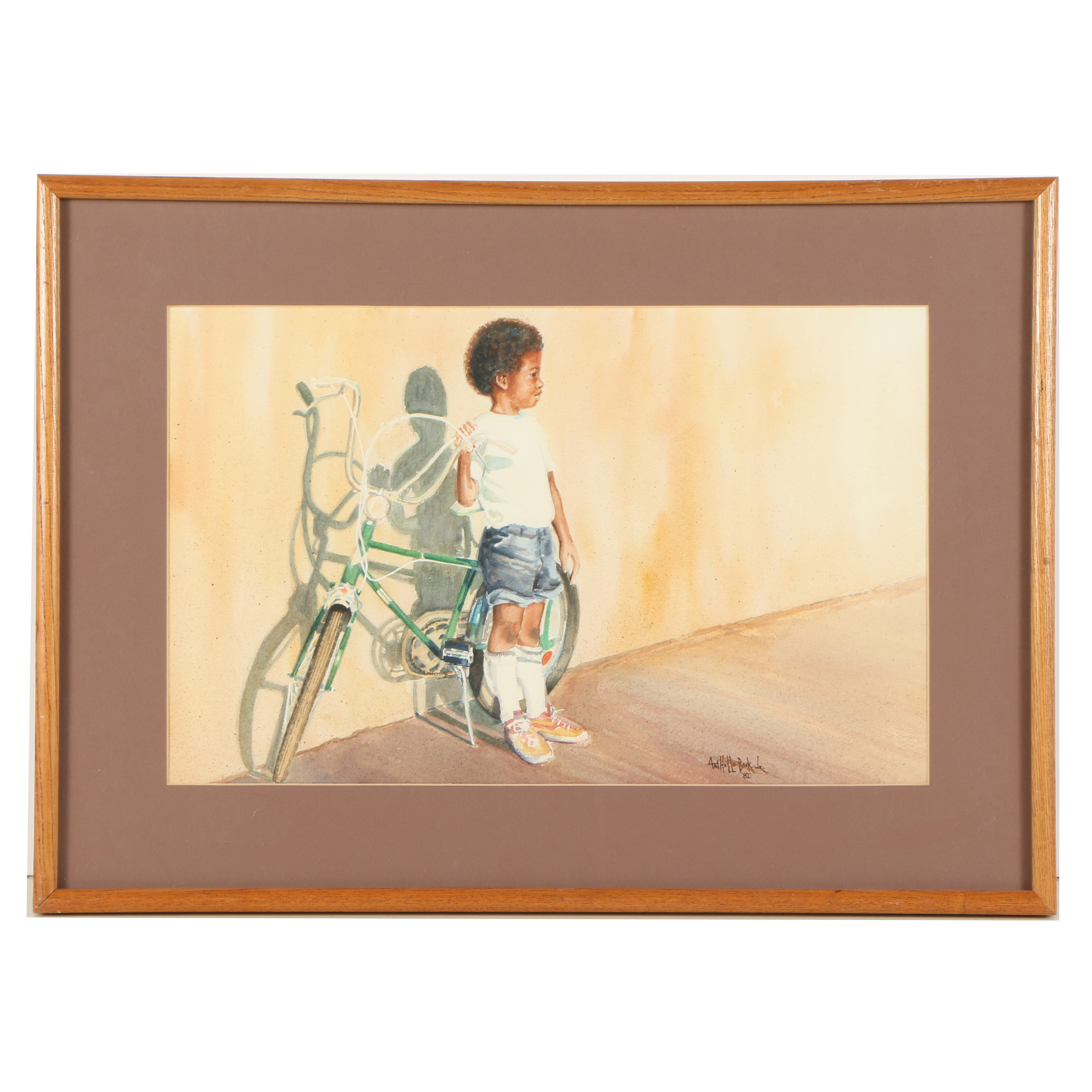 Arthello Beck Jr. Watercolor Painting