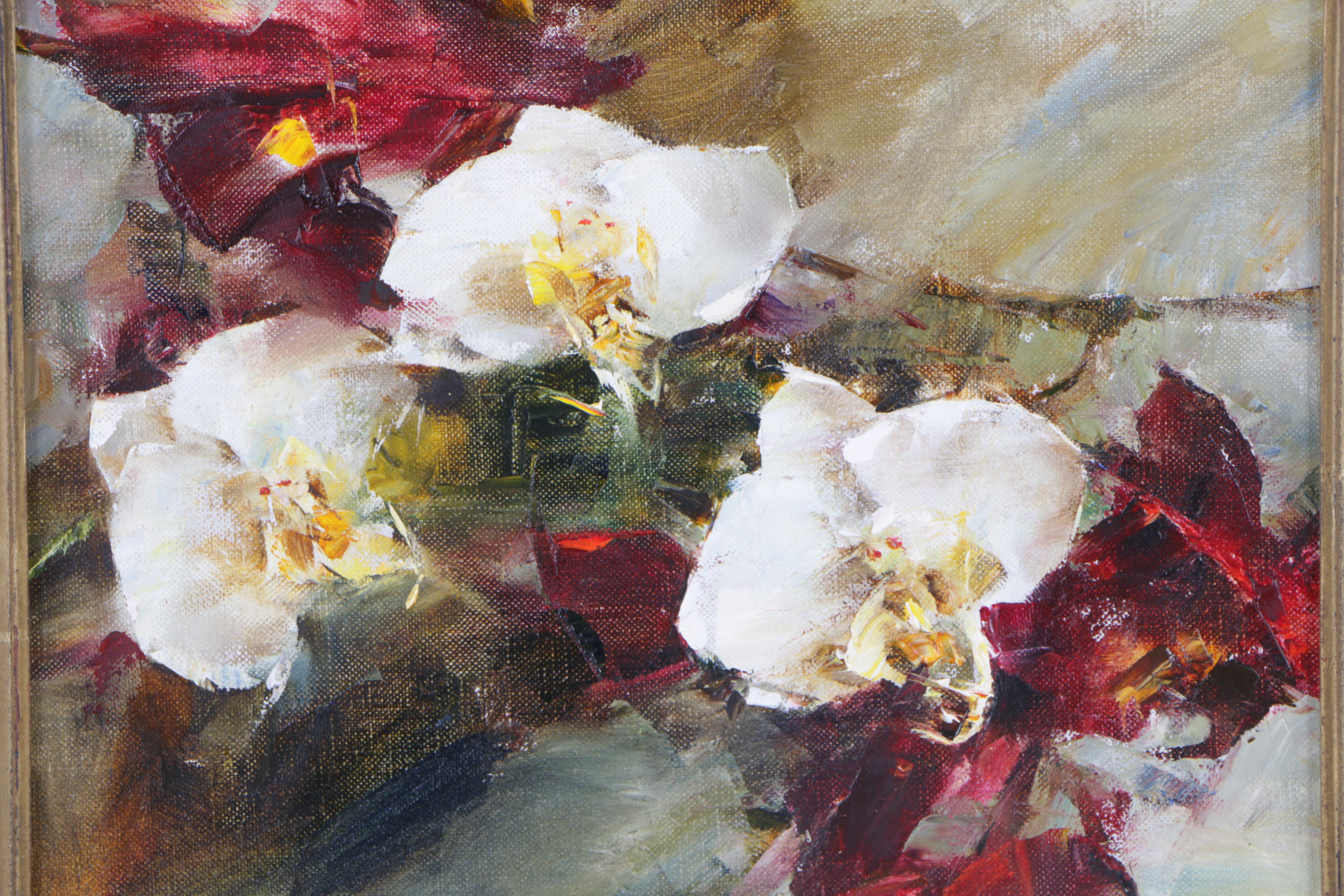 Laura Robb Oil Painting "Orchids"